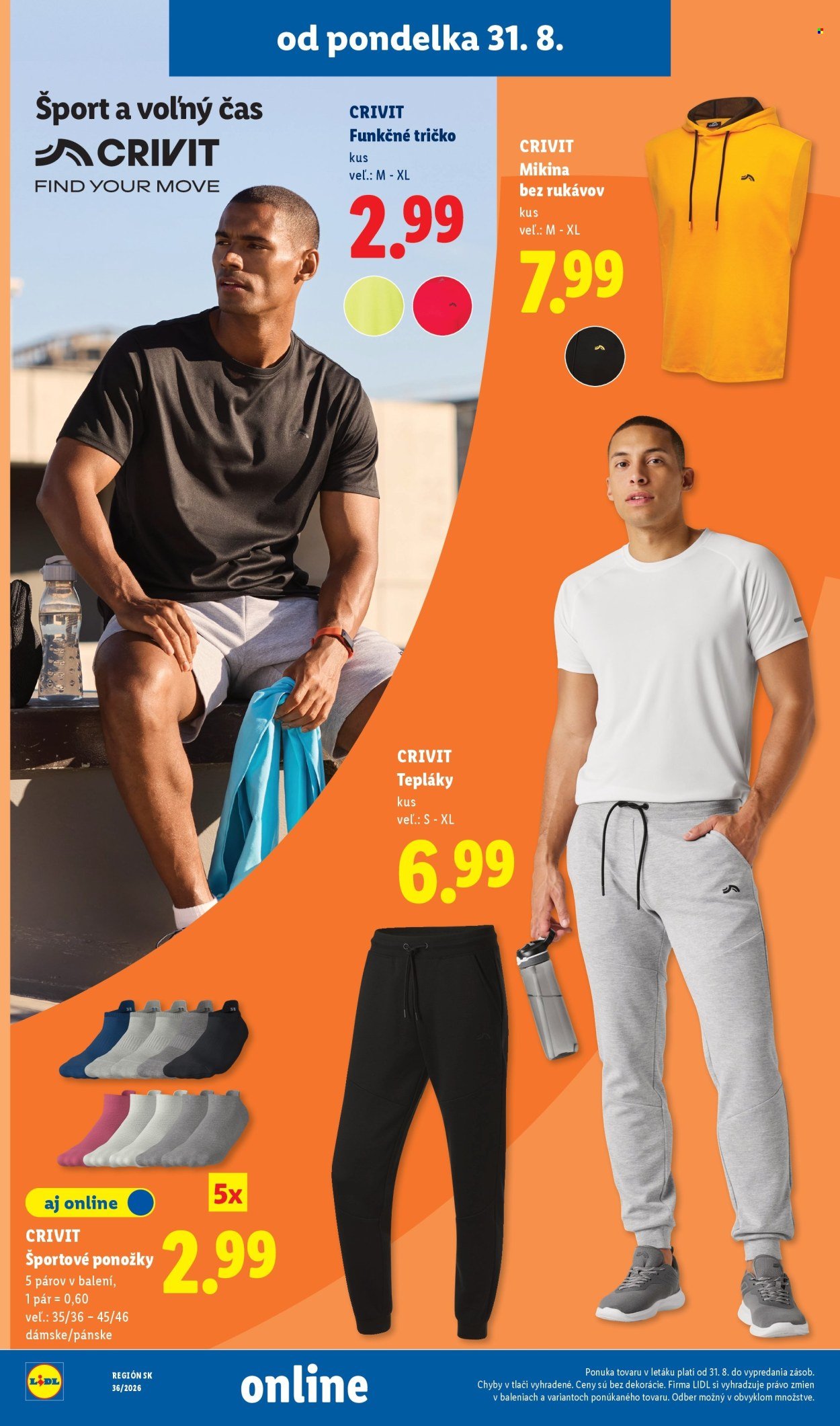 LIDL leták - Od pondelka 31.8.2026