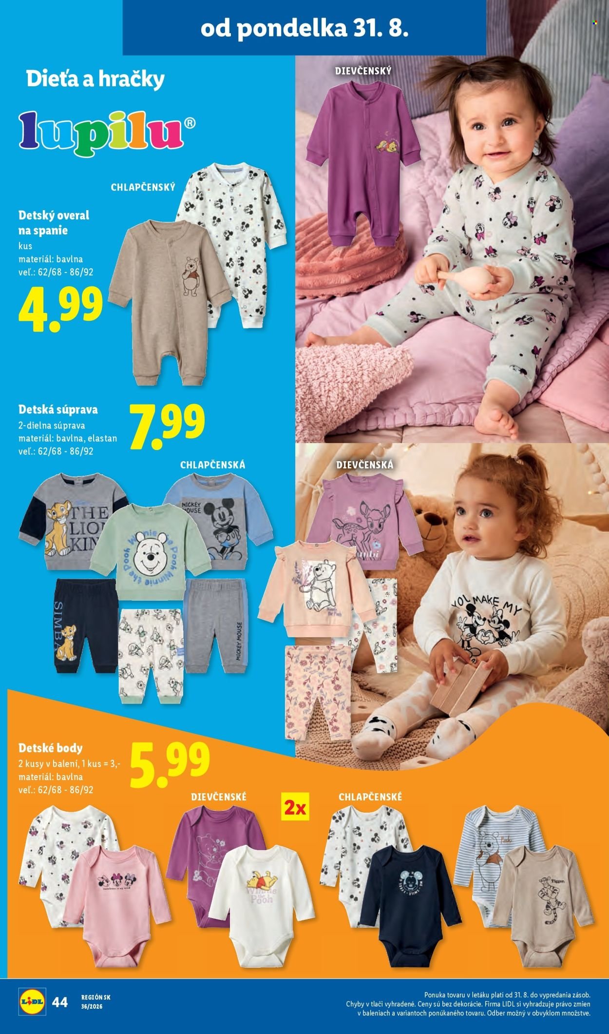 LIDL leták - Od pondelka 31.8.2026