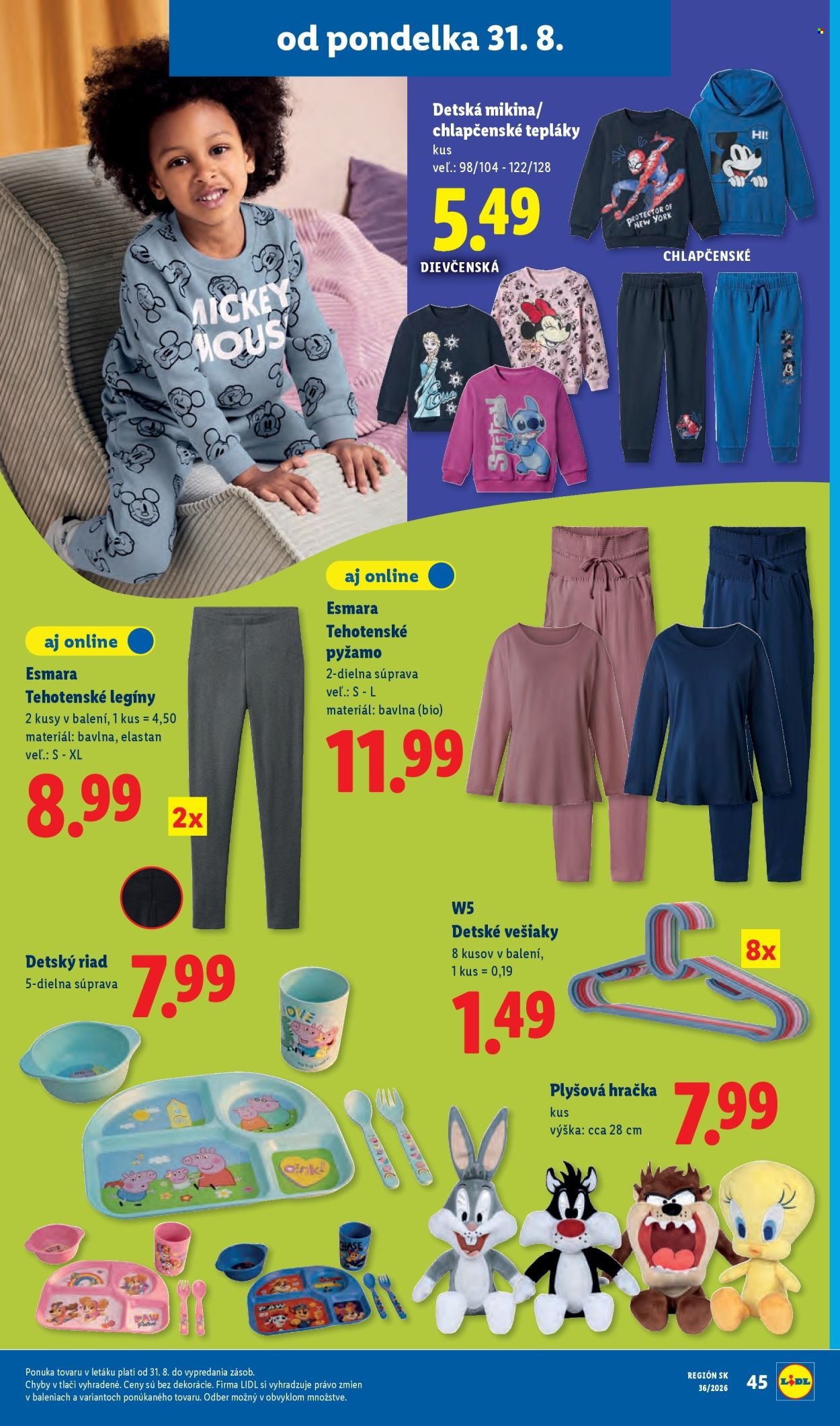 LIDL leták - Od pondelka 31.8.2026
