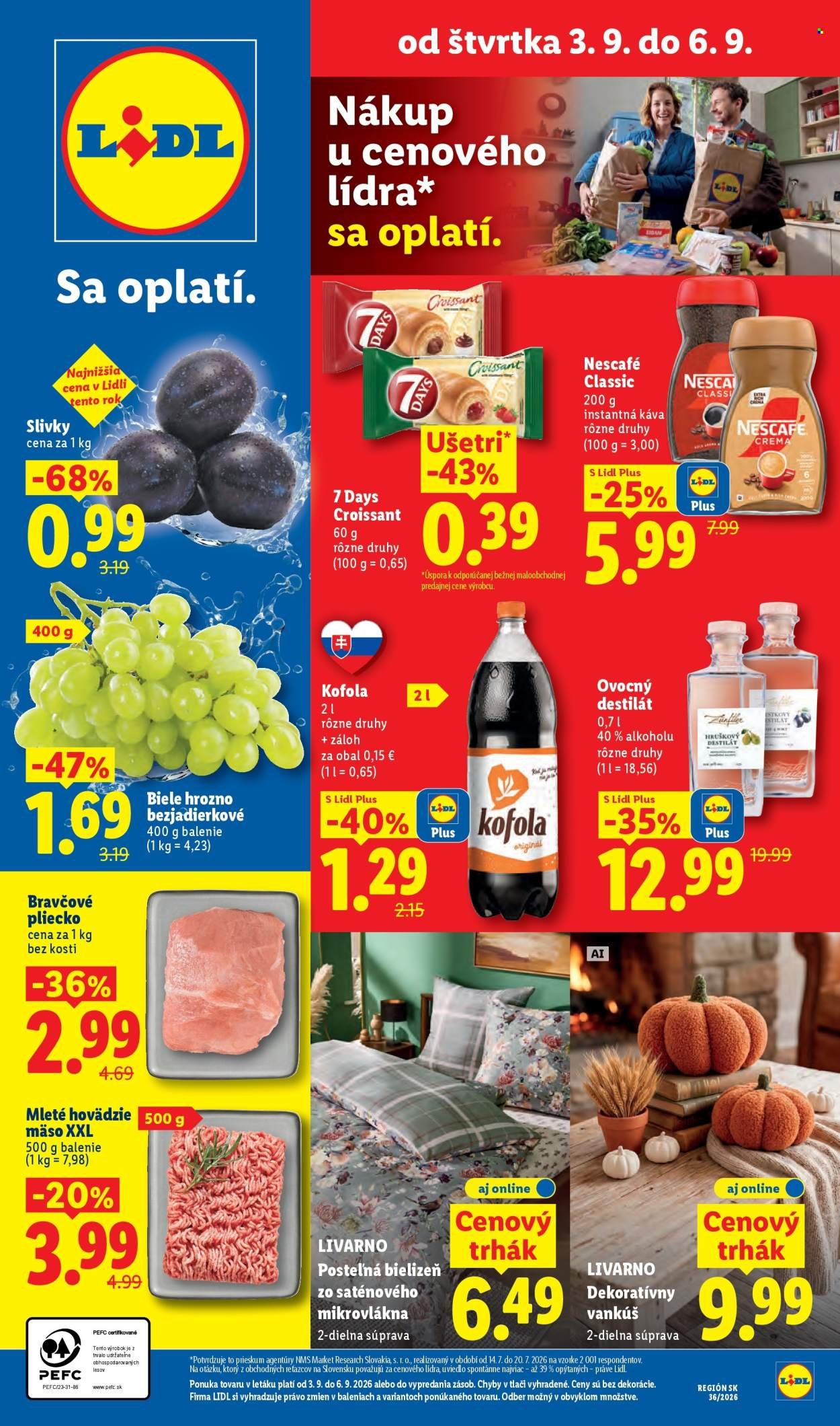 LIDL leták - Od pondelka 31.8.2026