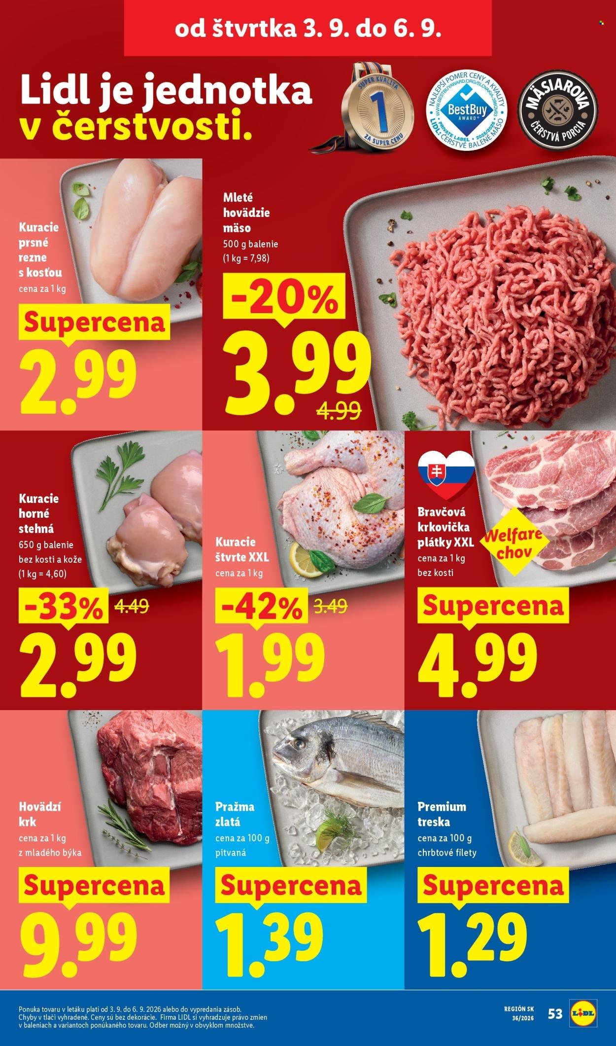 LIDL leták - Od pondelka 31.8.2026