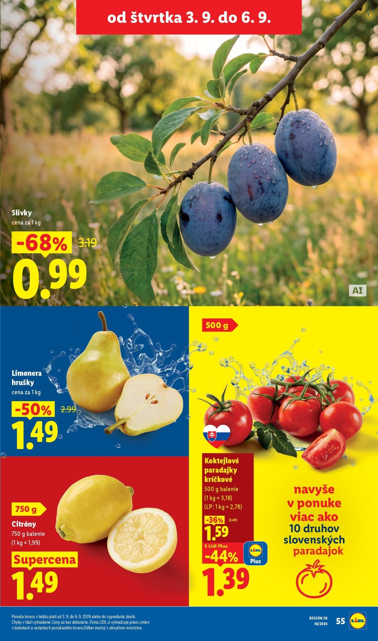 LIDL leták - Od pondelka 31.8.2026