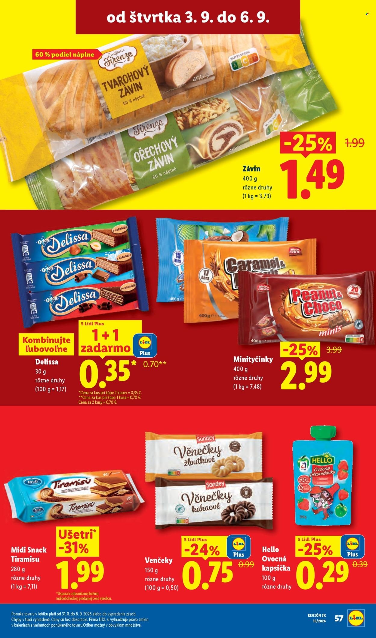 LIDL leták - Od pondelka 31.8.2026