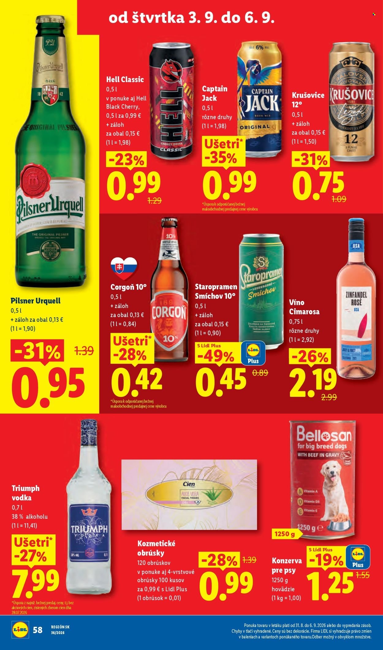 LIDL leták - Od pondelka 31.8.2026