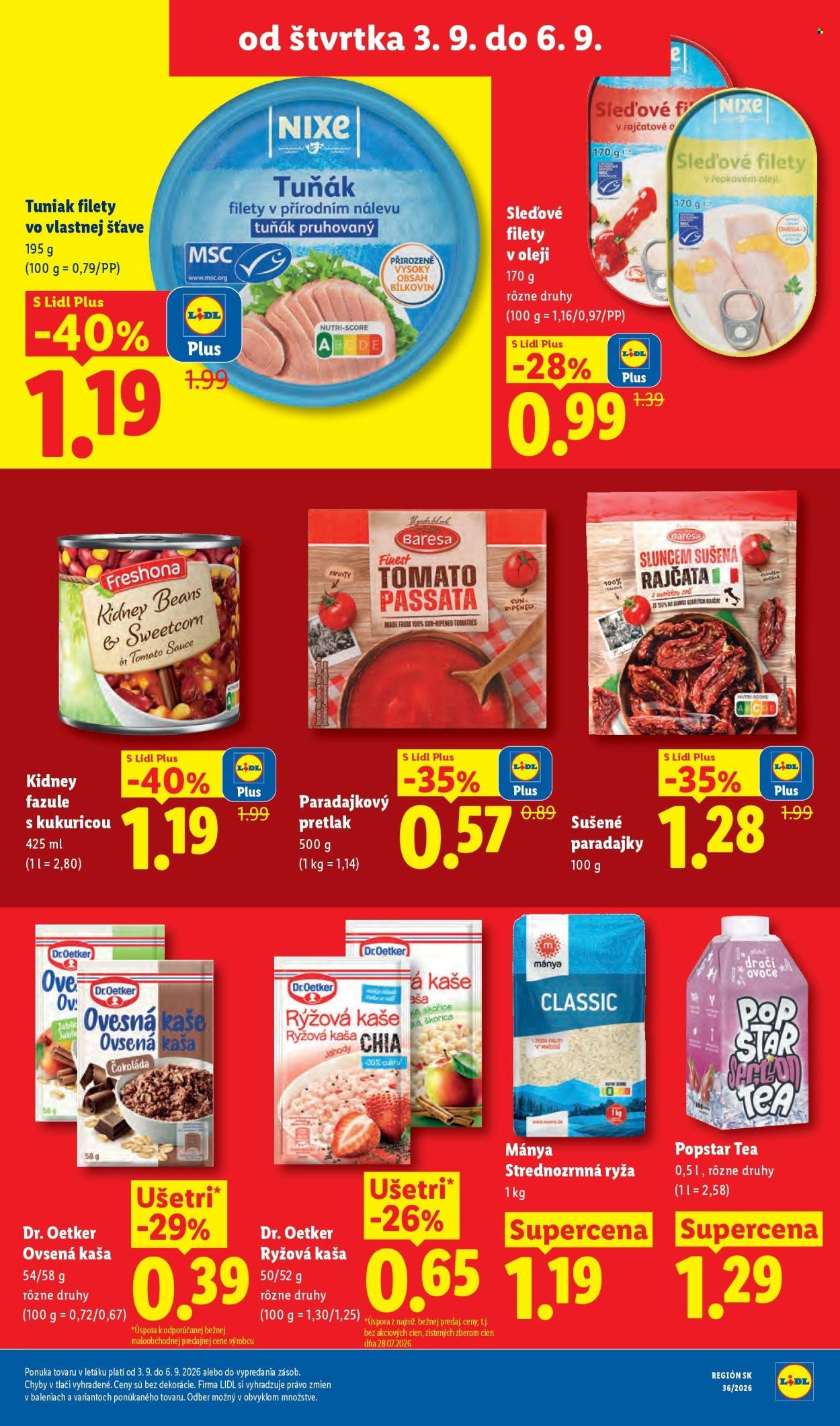 LIDL leták - Od pondelka 31.8.2026
