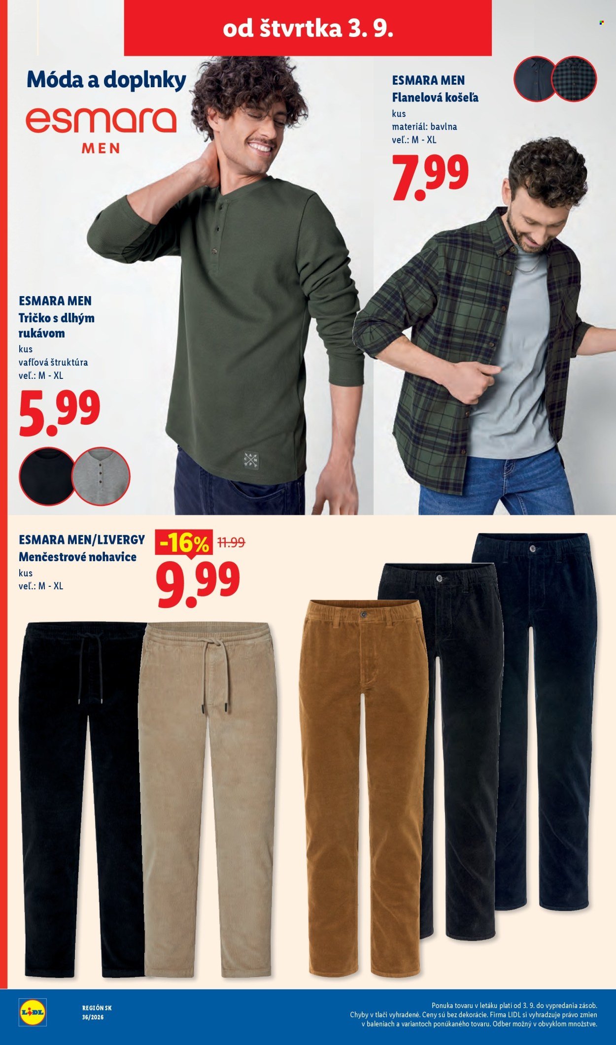 LIDL leták - Od pondelka 31.8.2026