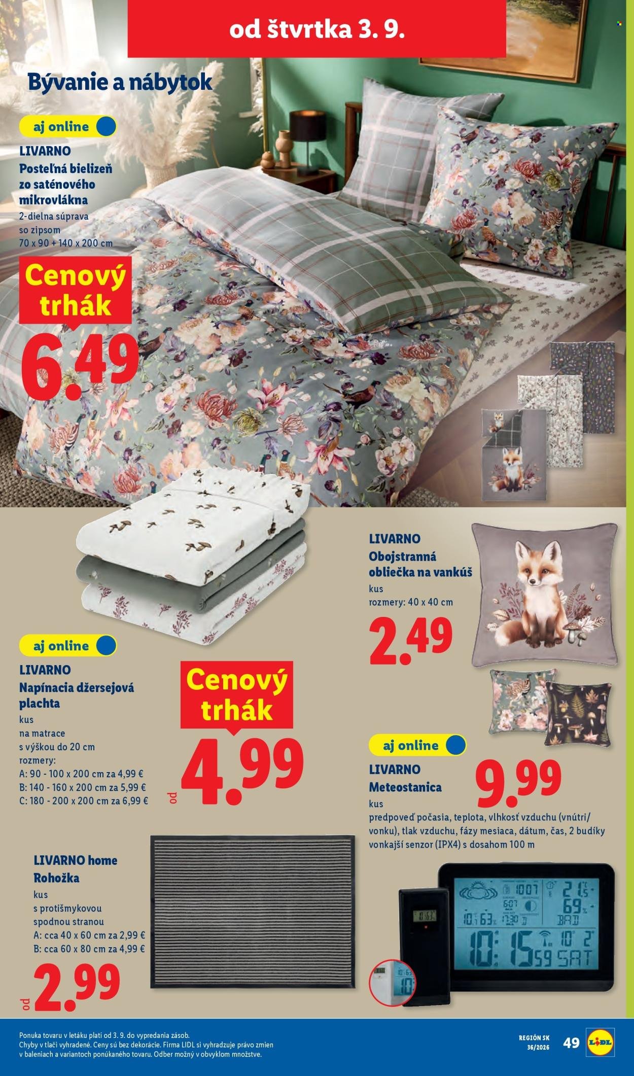 LIDL leták - Od pondelka 31.8.2026