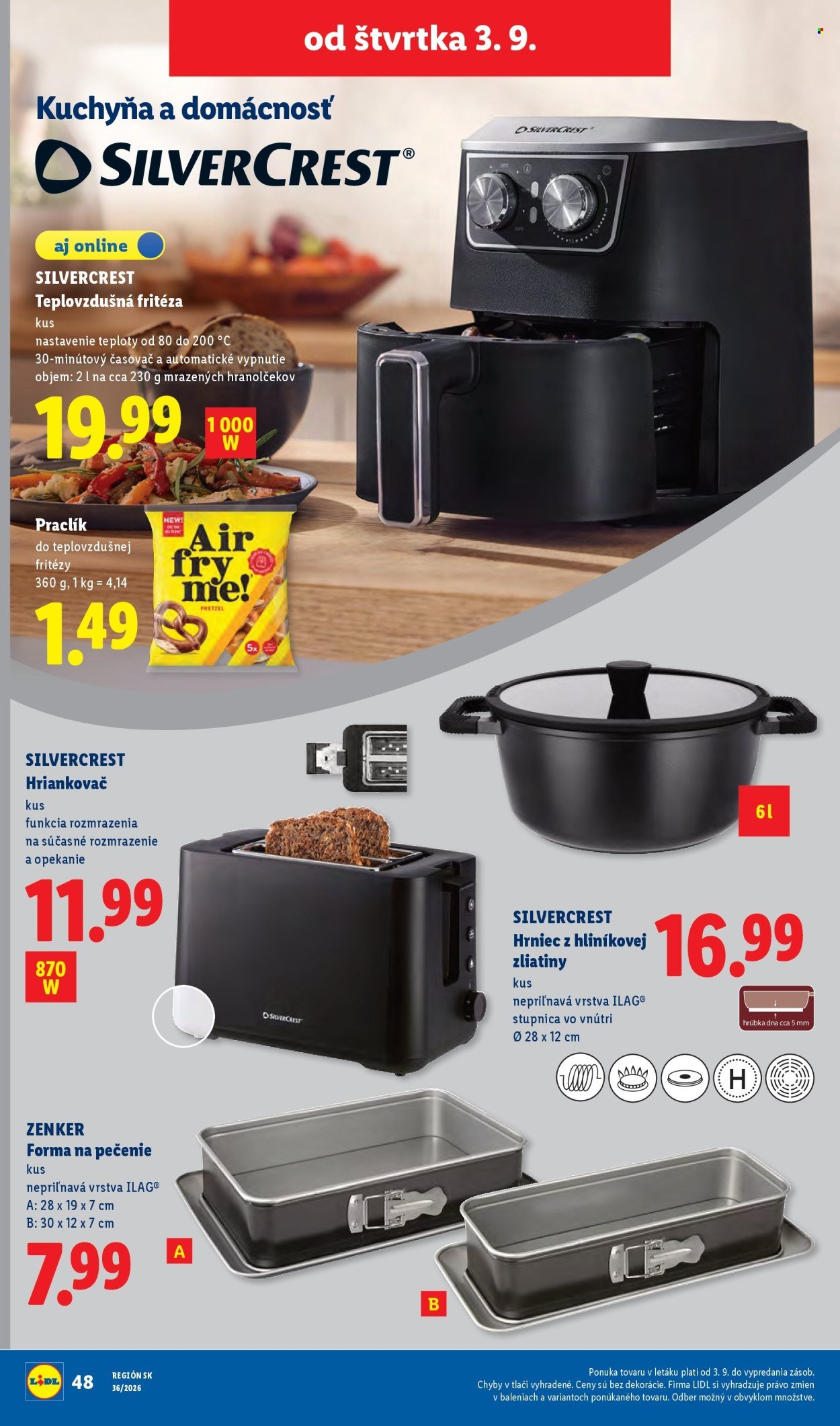 LIDL leták - Od pondelka 31.8.2026