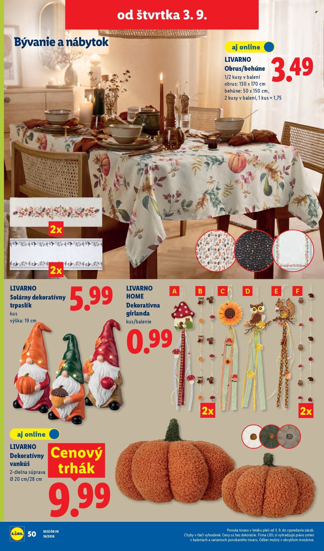 LIDL leták - Od pondelka 31.8.2026