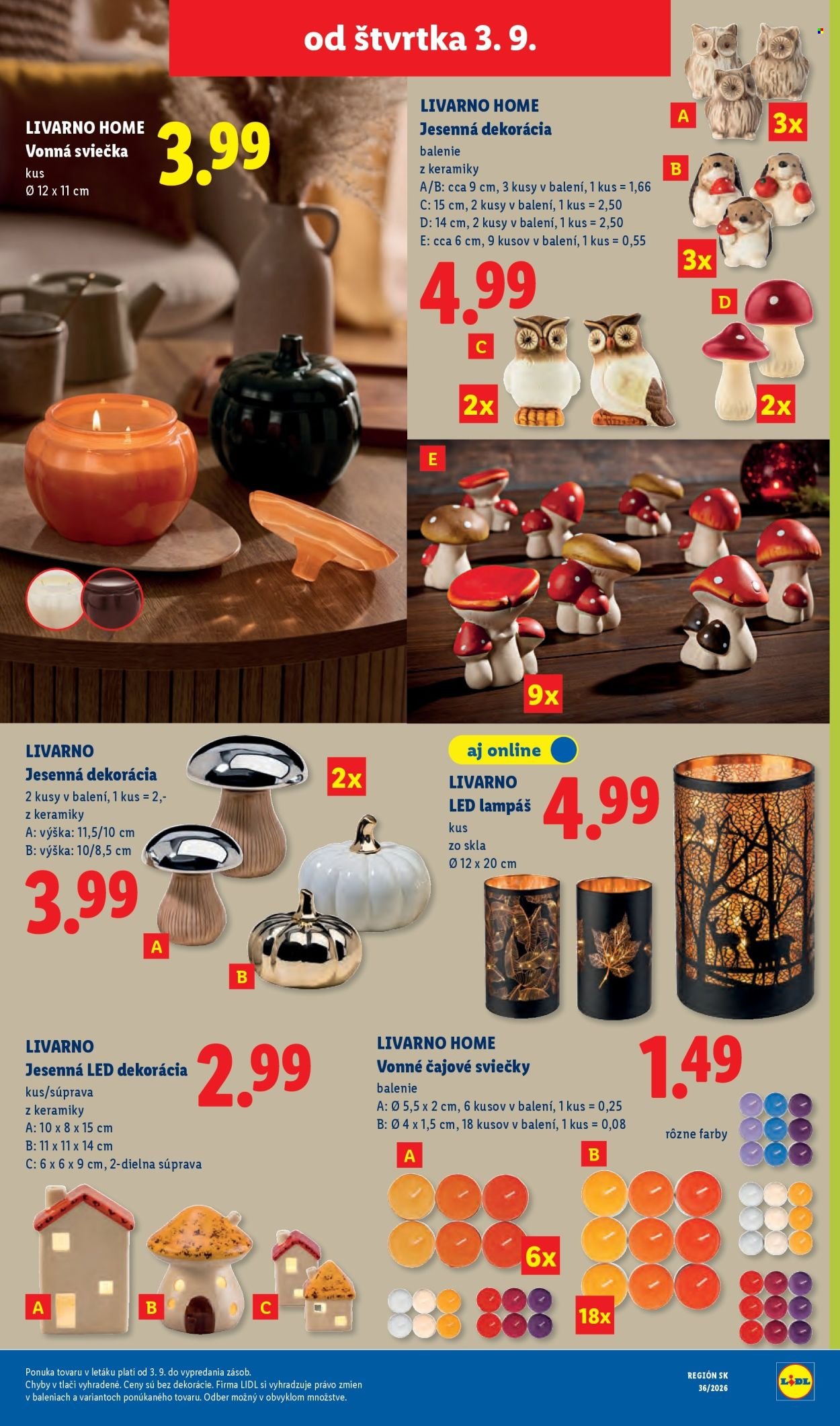 LIDL leták - Od pondelka 31.8.2026