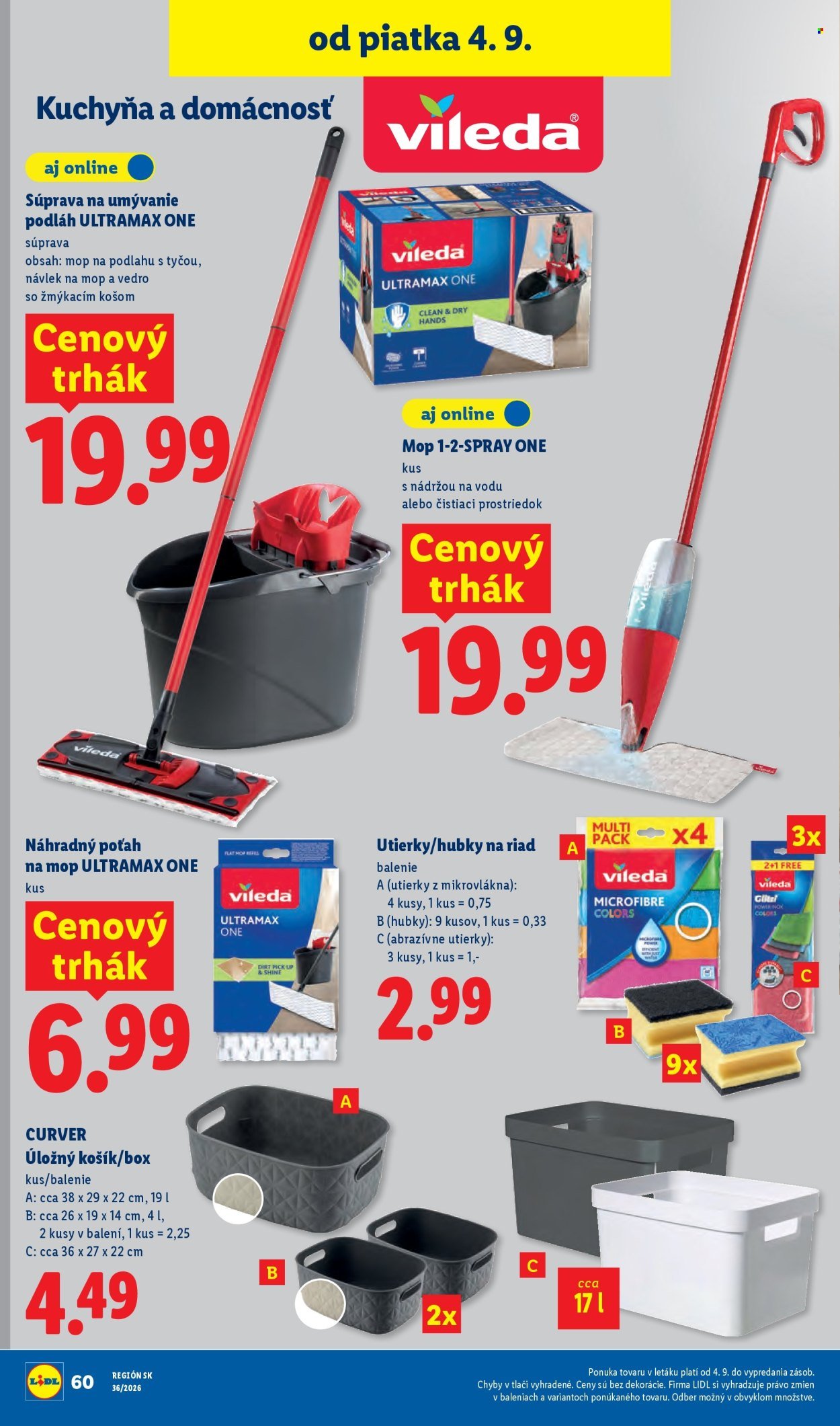 LIDL leták - Od pondelka 31.8.2026