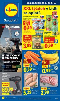 LIDL leták - Od pondelka 31.8.2026