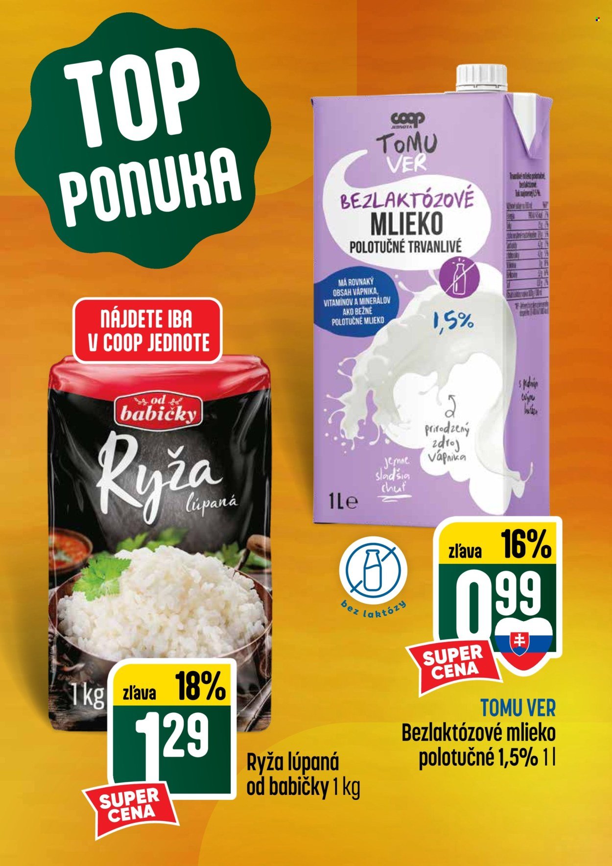 COOP JEDNOTA leták - Od štvrtka 2.7.2026