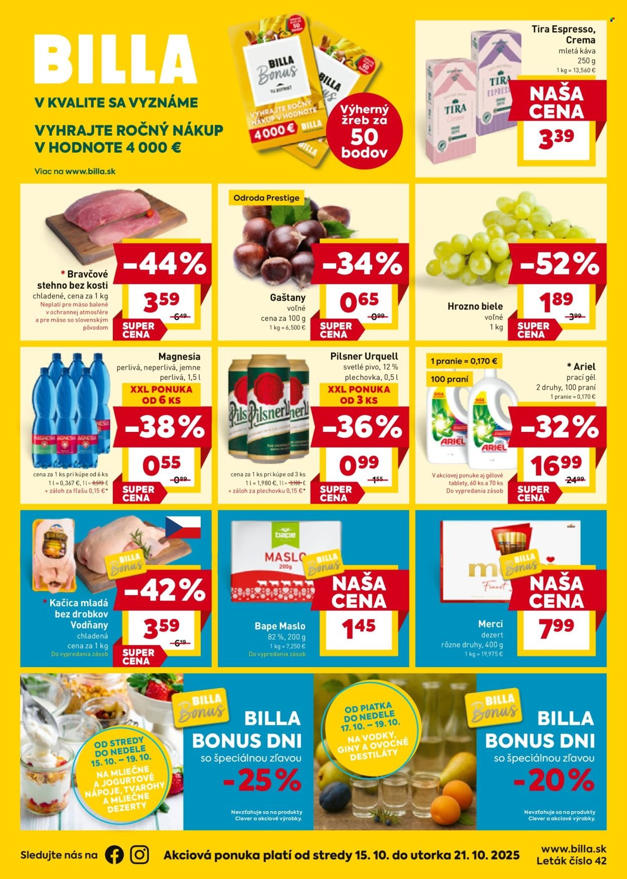 BILLA leták - Od stredy 15.10.2025 (2025-10-15 - 2025-10-21) | 1