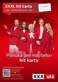 XXXLUTZ leták - Výhodné poukazy pre majiteľov HIT karty (2026-01-26 - 2026-02-28)