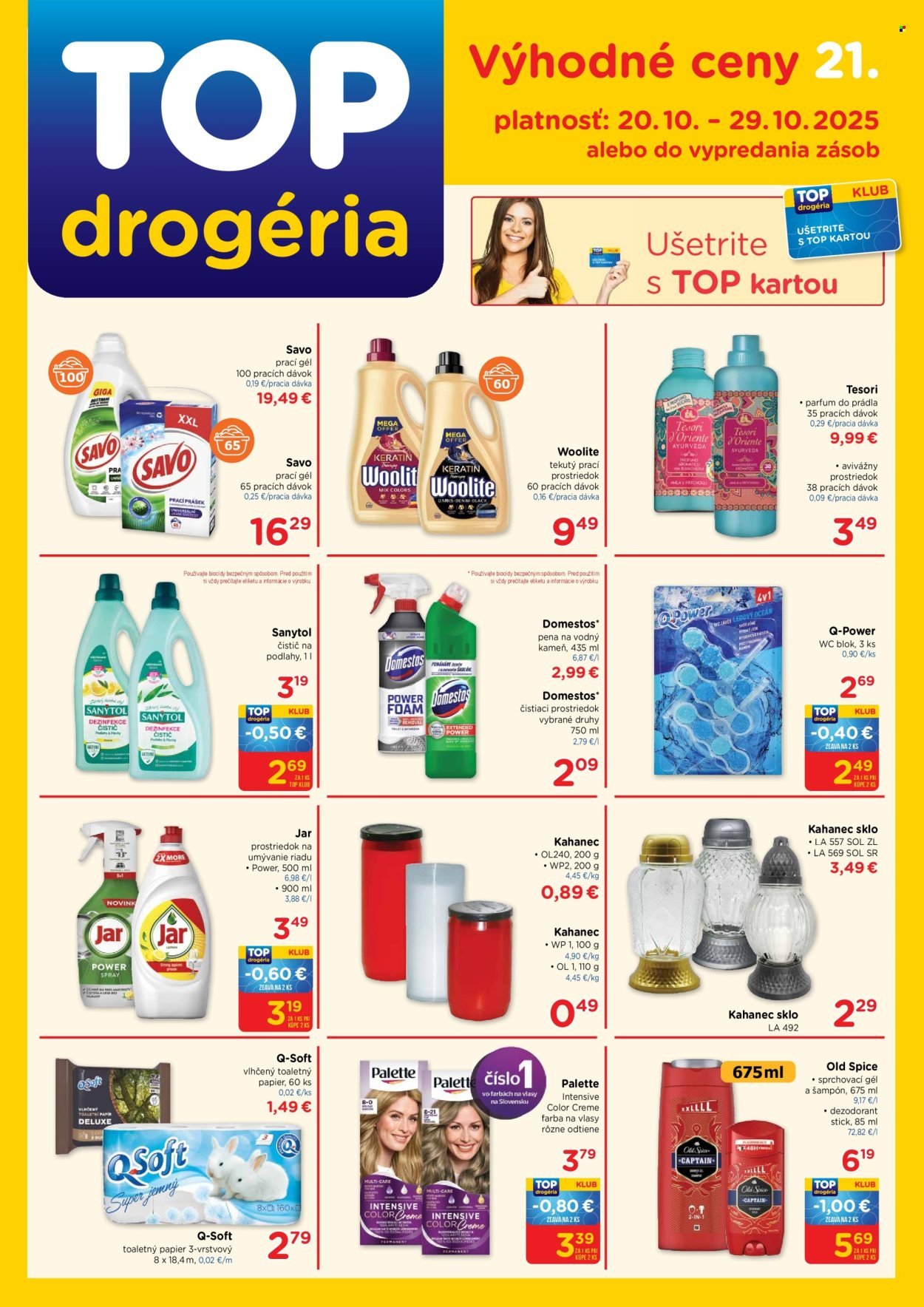 TOP DROGÉRIA leták - Od pondelka 20.10.2025 (2025-10-20 - 2025-10-29) | 1
