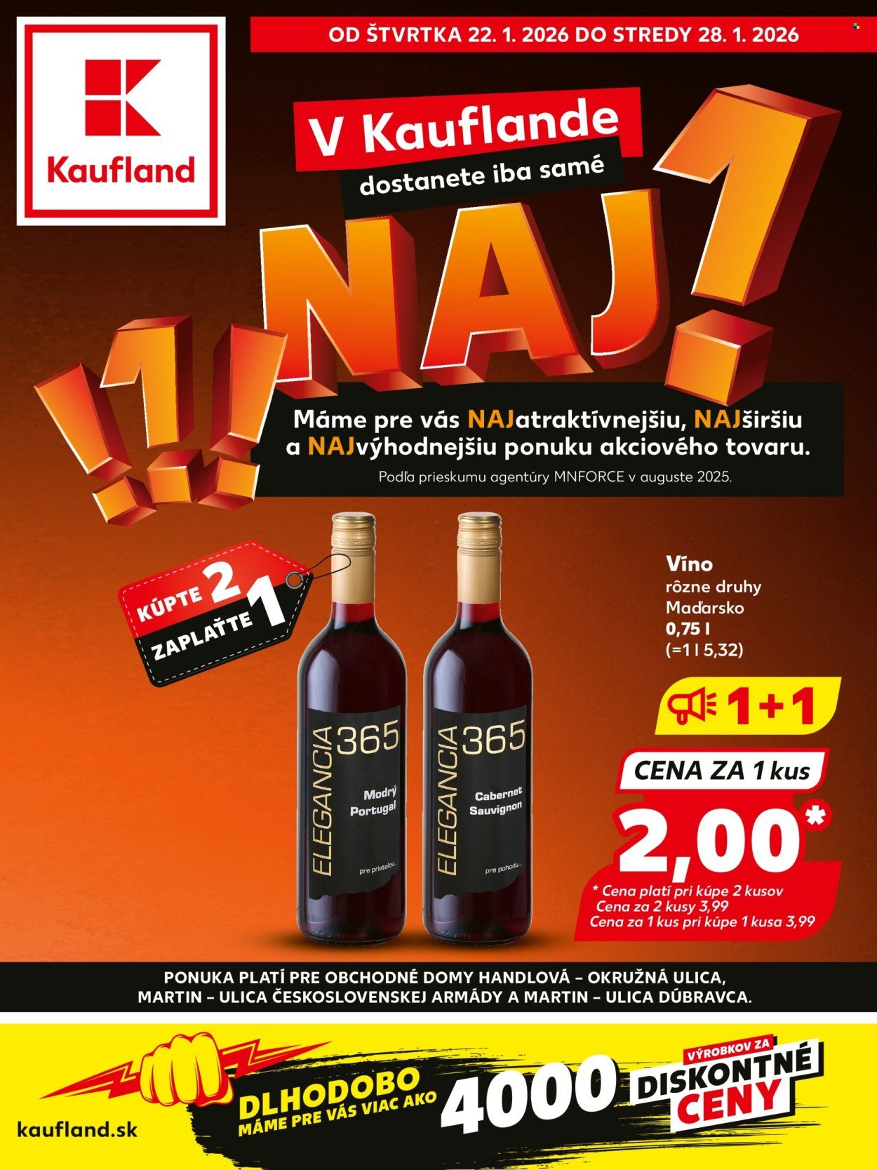 KAUFLAND leták - NAJ! (2026-01-22 - 2026-01-28) | 1