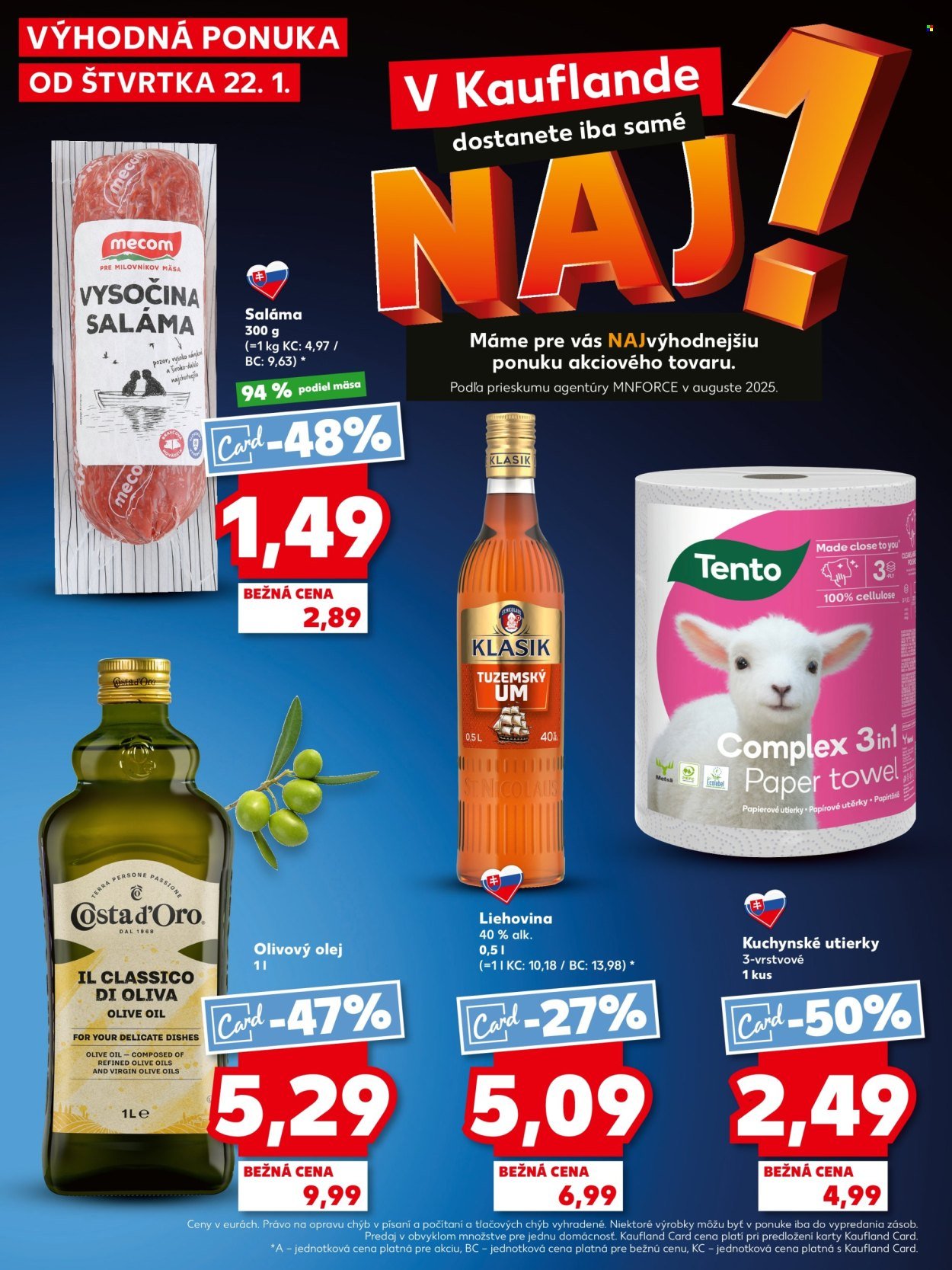 KAUFLAND leták - NAJ! (2026-01-22 - 2026-01-28) | 2