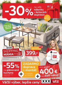 XXXLUTZ leták - Zľava 30 % takmer na všetko (2026-04-20 - 2026-05-03)