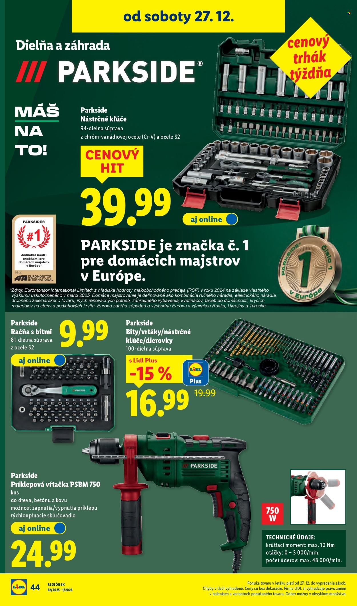 LIDL leták - Od piatka 2.1.2026 (2026-01-02 - 2026-01-04) | 50