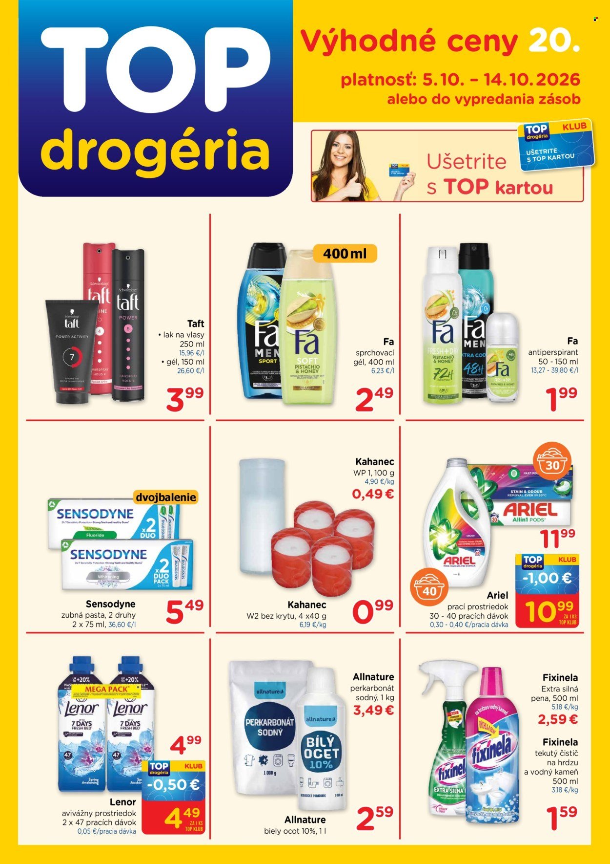 TOP DROGÉRIA leták - Od pondelka 5.10.2026