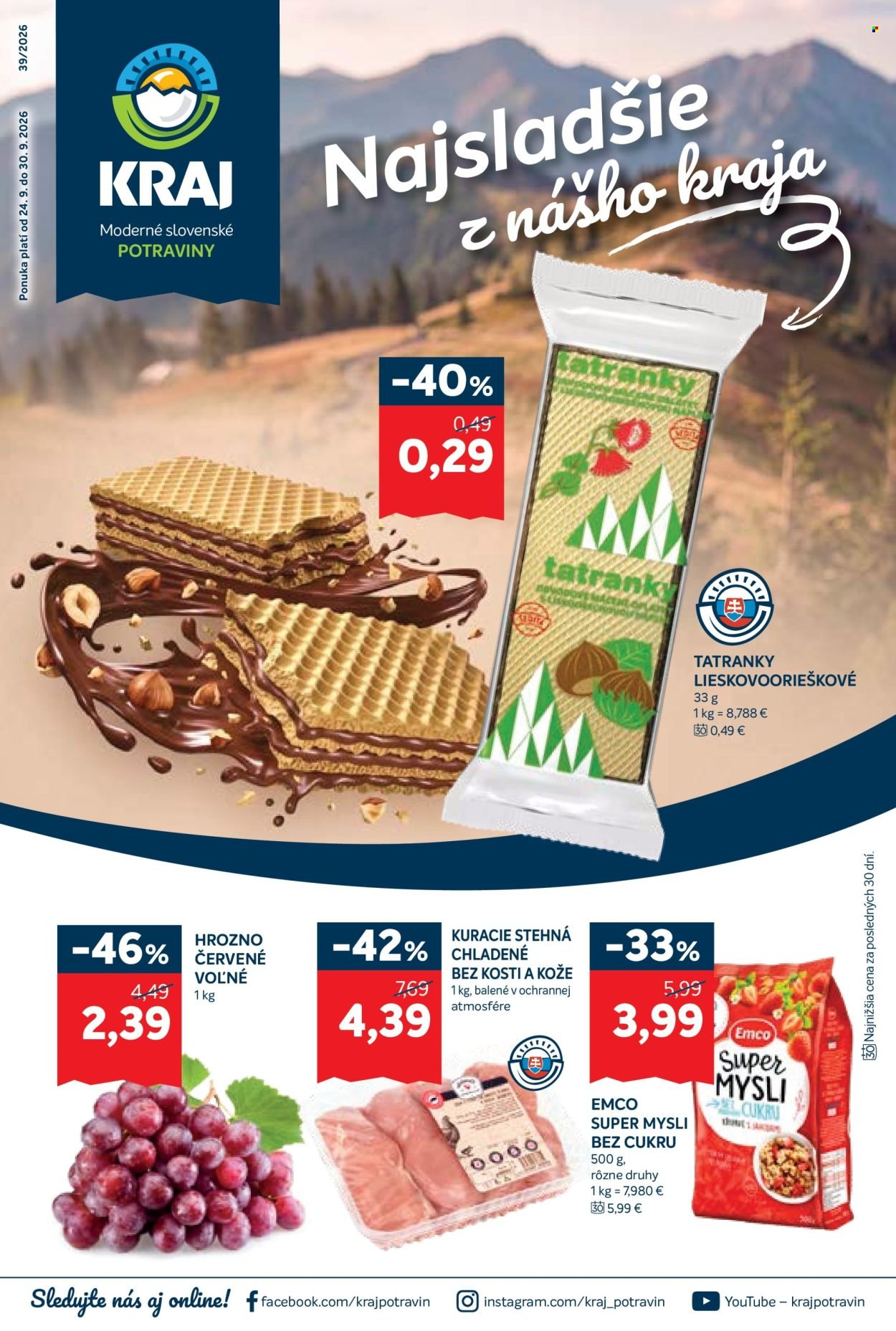 KRAJ leták - Od štvrtka 24.9.2026