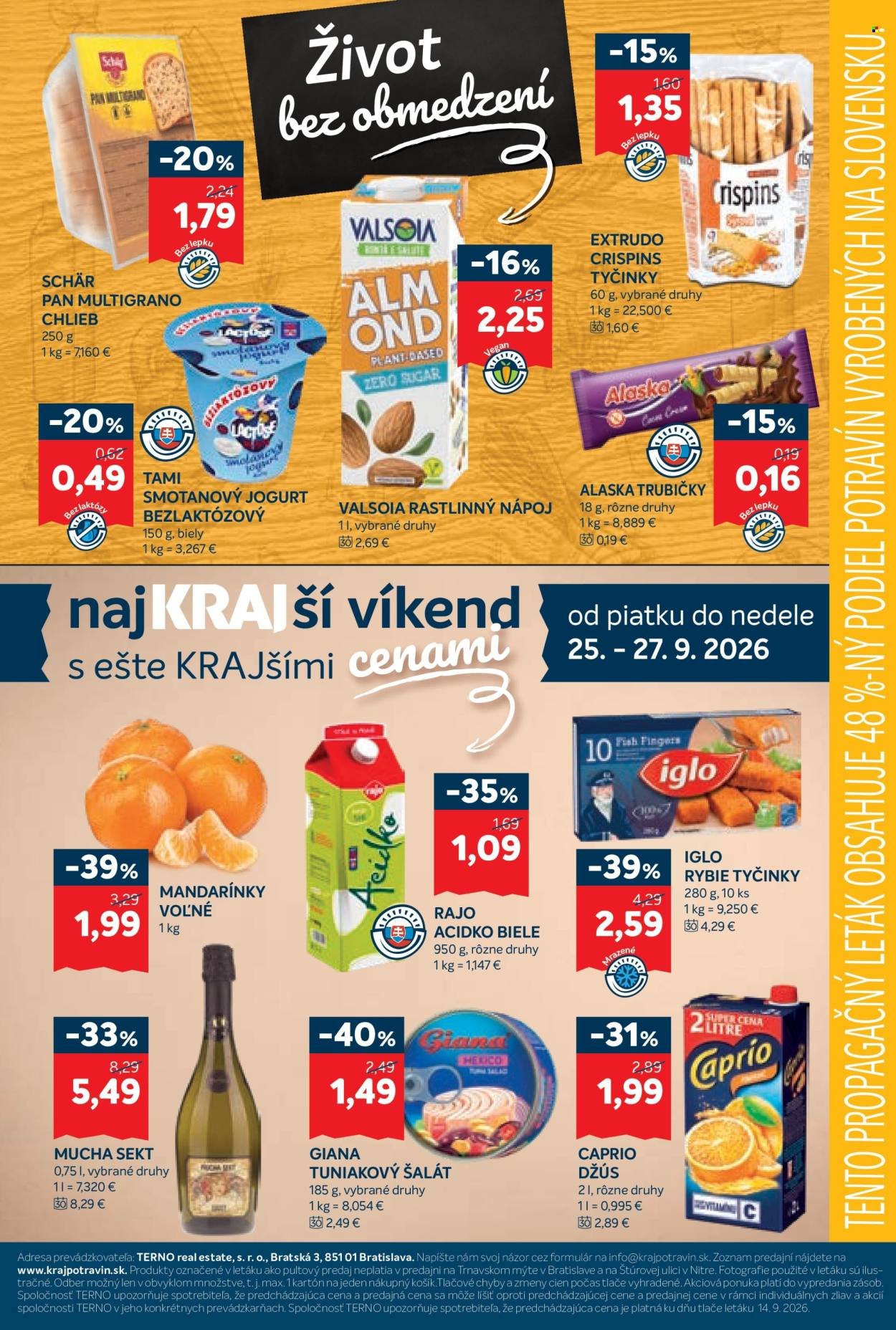 KRAJ leták - Od štvrtka 24.9.2026