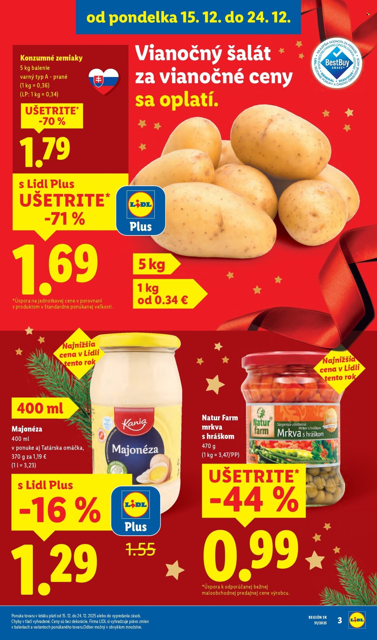 LIDL leták - Od pondelka 15.12.2025 (2025-12-15 - 2025-12-24) | 3