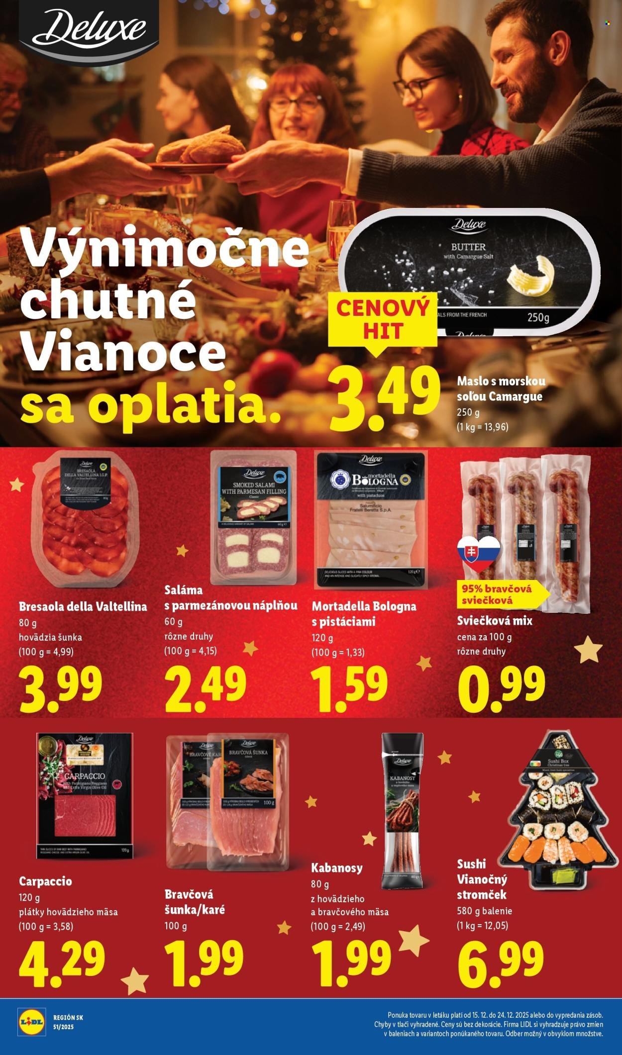 LIDL leták - Od pondelka 15.12.2025 (2025-12-15 - 2025-12-24) | 24