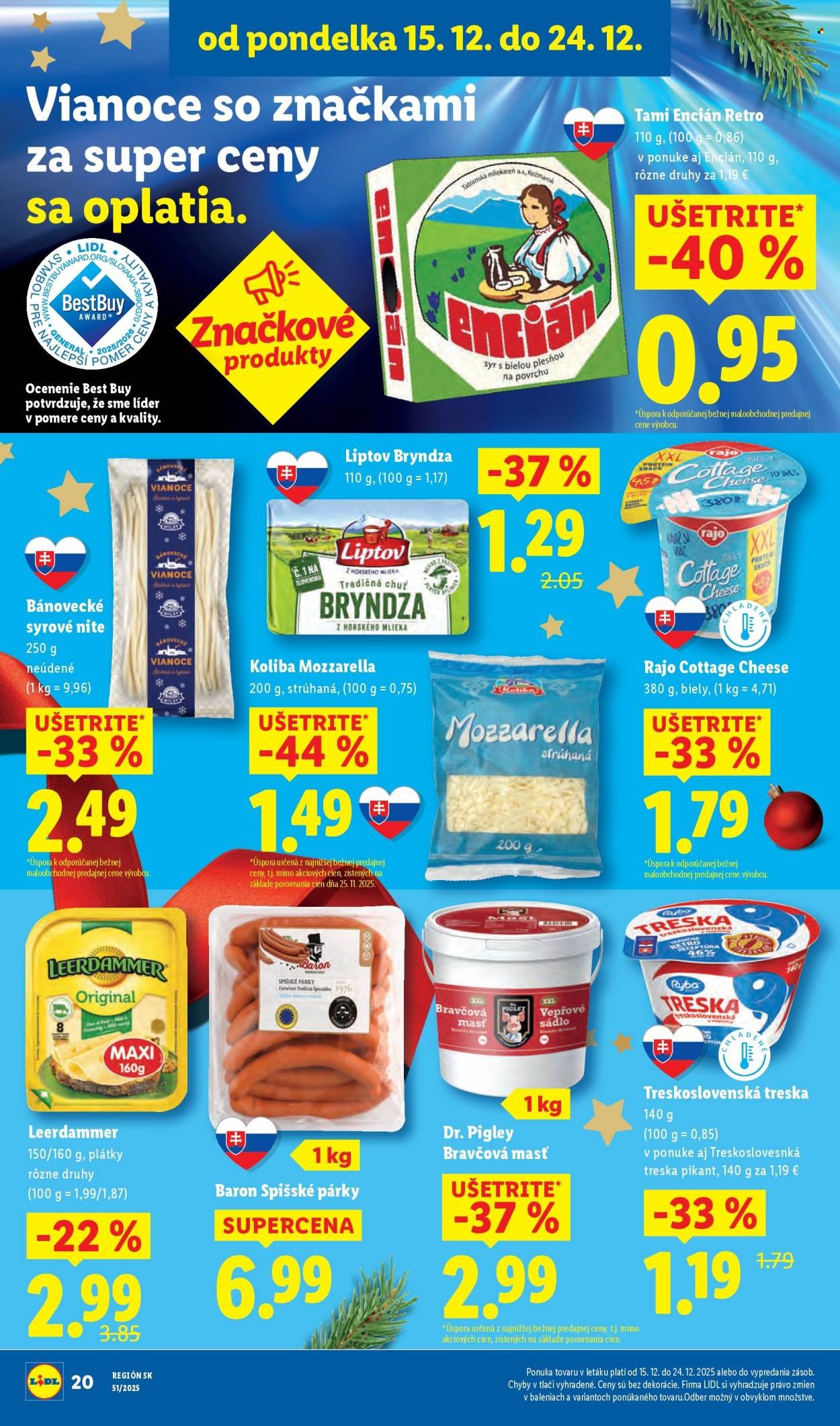 LIDL leták - Od pondelka 15.12.2025 (2025-12-15 - 2025-12-24) | 26