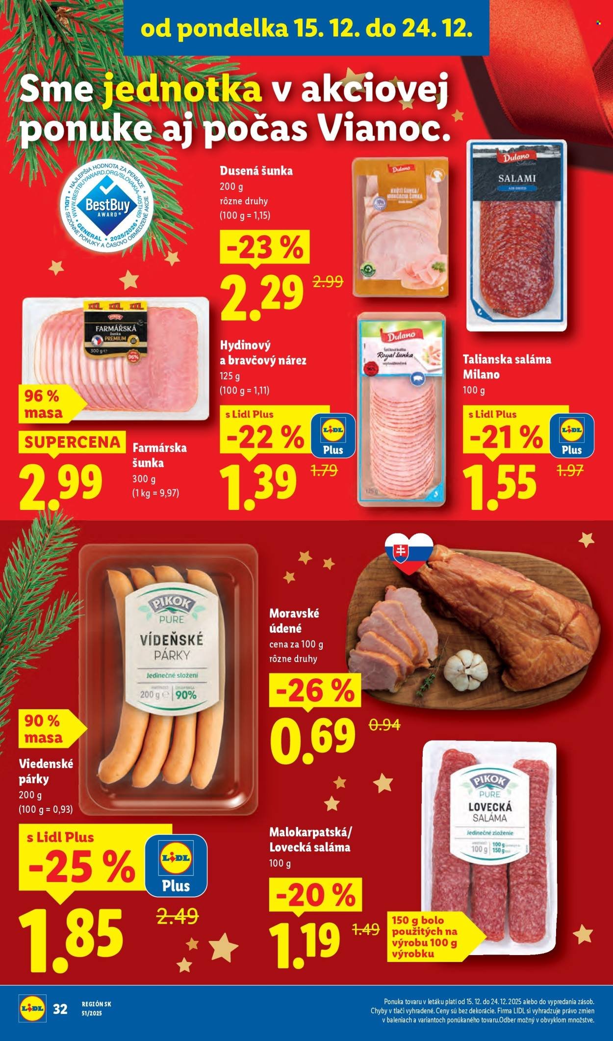 LIDL leták - Od pondelka 15.12.2025 (2025-12-15 - 2025-12-24) | 38