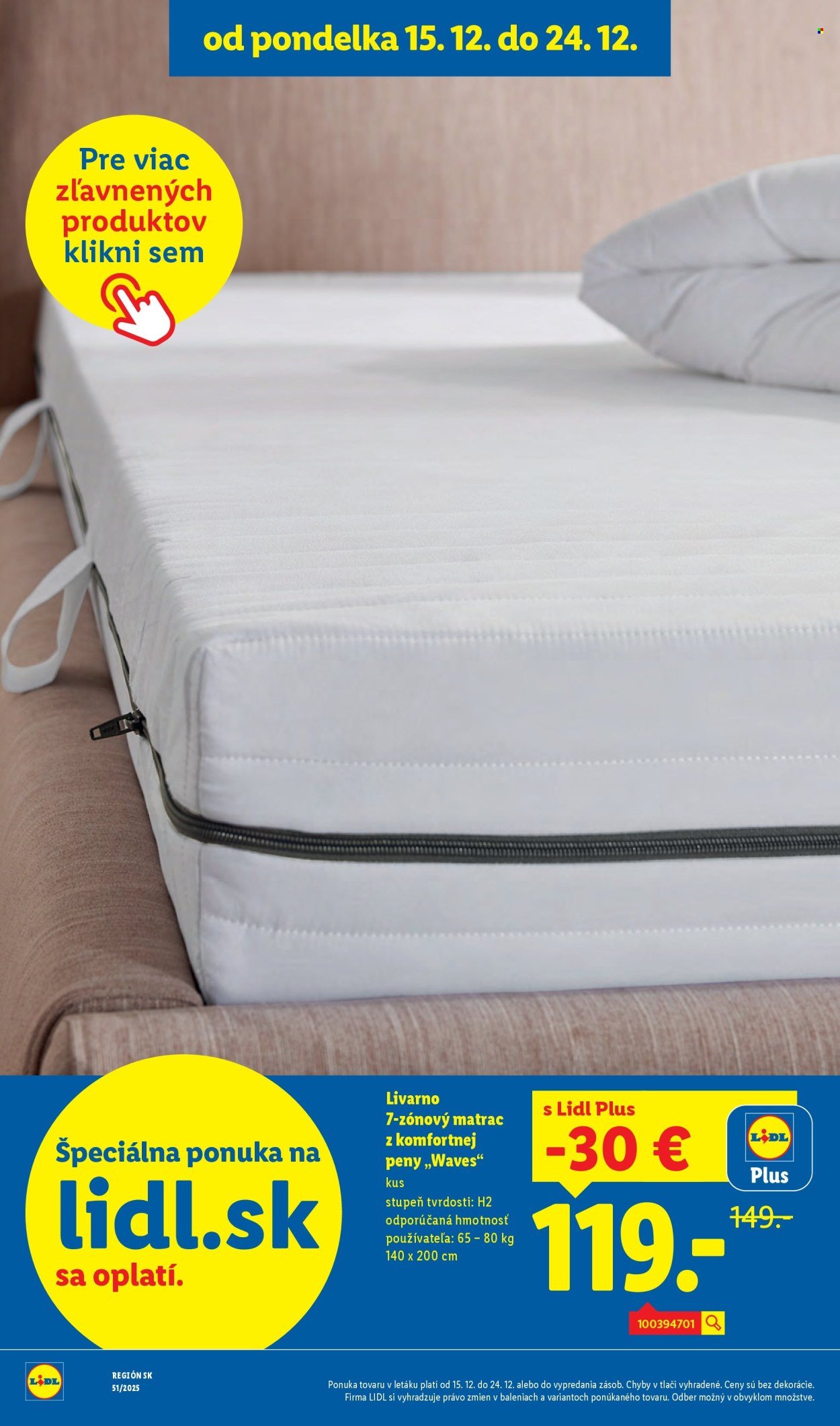 LIDL leták - Od pondelka 15.12.2025 (2025-12-15 - 2025-12-24) | 66