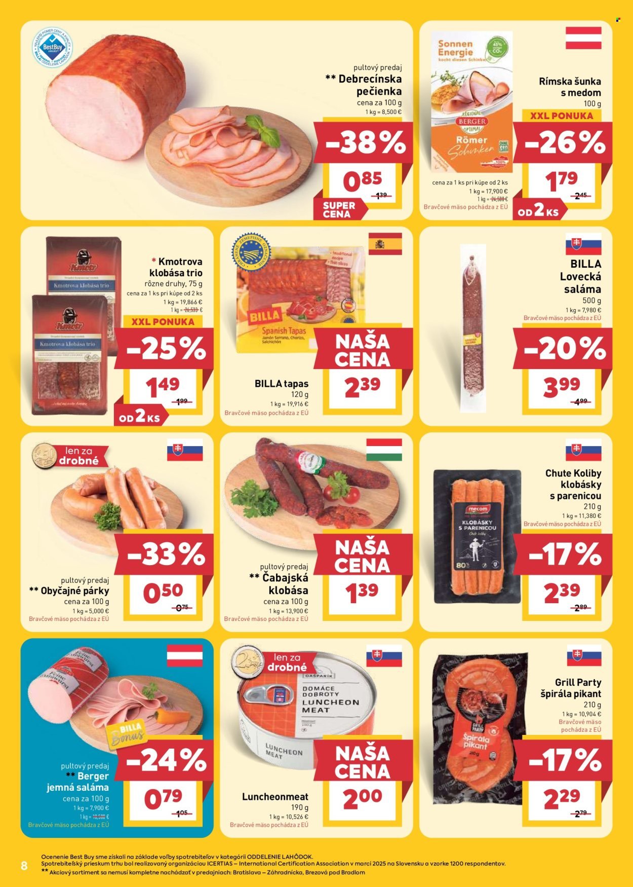 BILLA leták - Od stredy 15.4.2026 (2026-04-15 - 2026-04-21) | 8