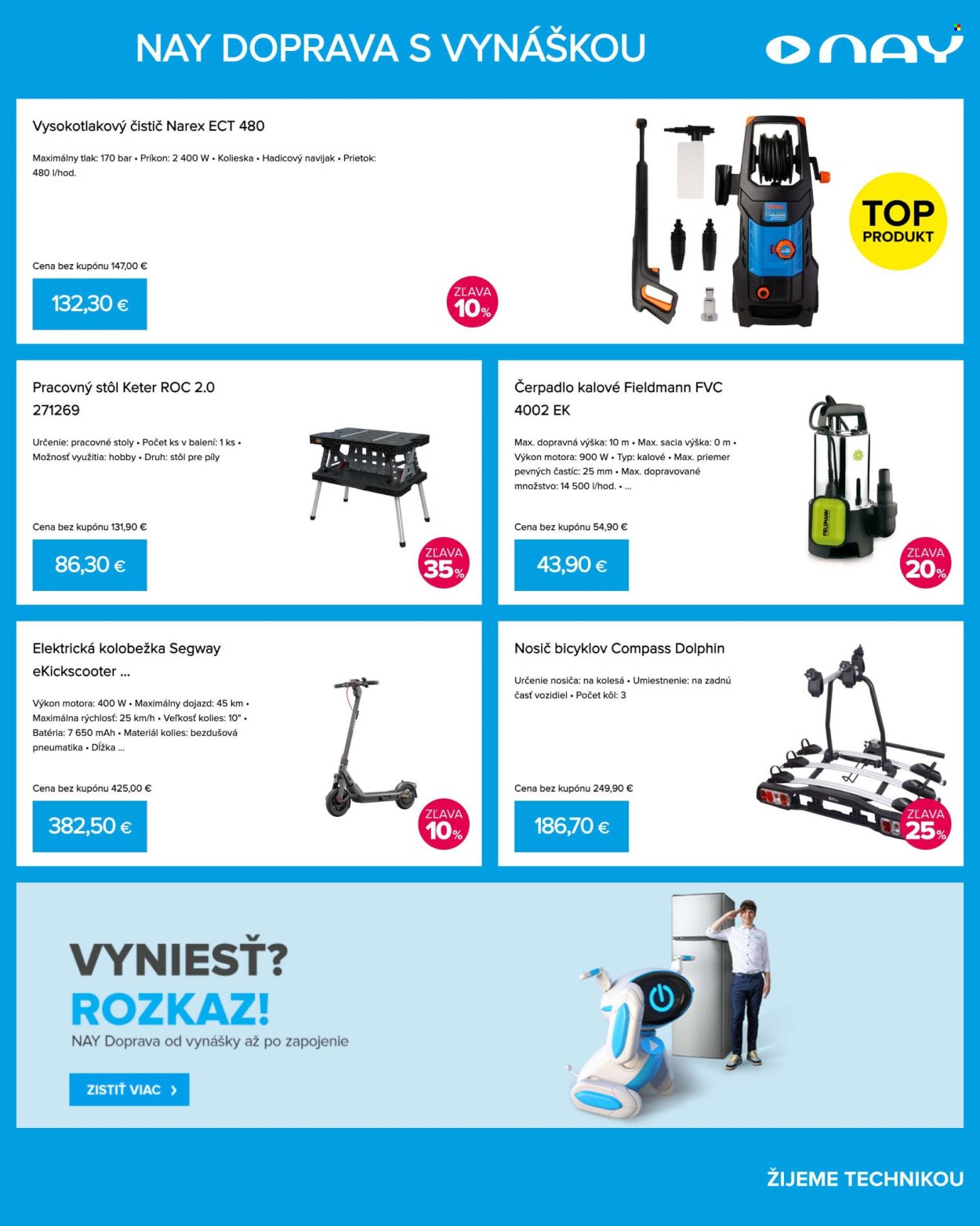 NAY ELEKTRODOM leták - Od pondelka 21.9.2026