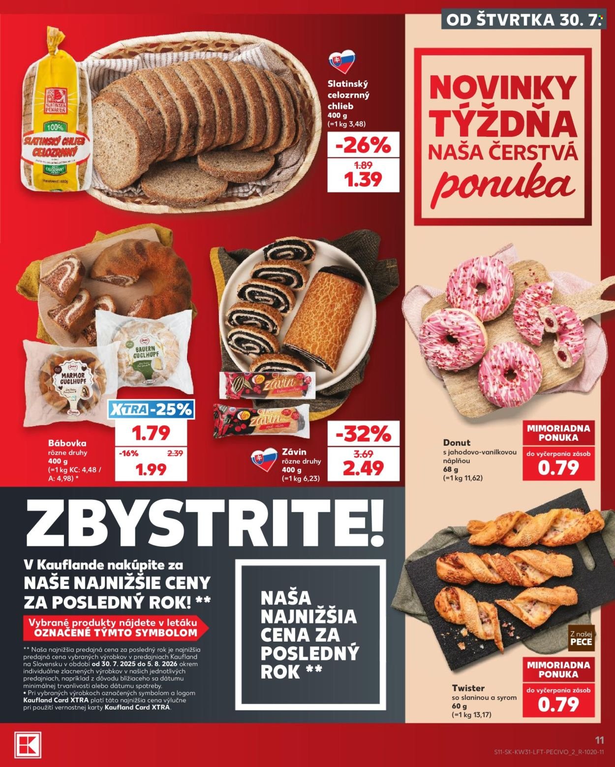 KAUFLAND leták - Od štvrtka 30.7.2026