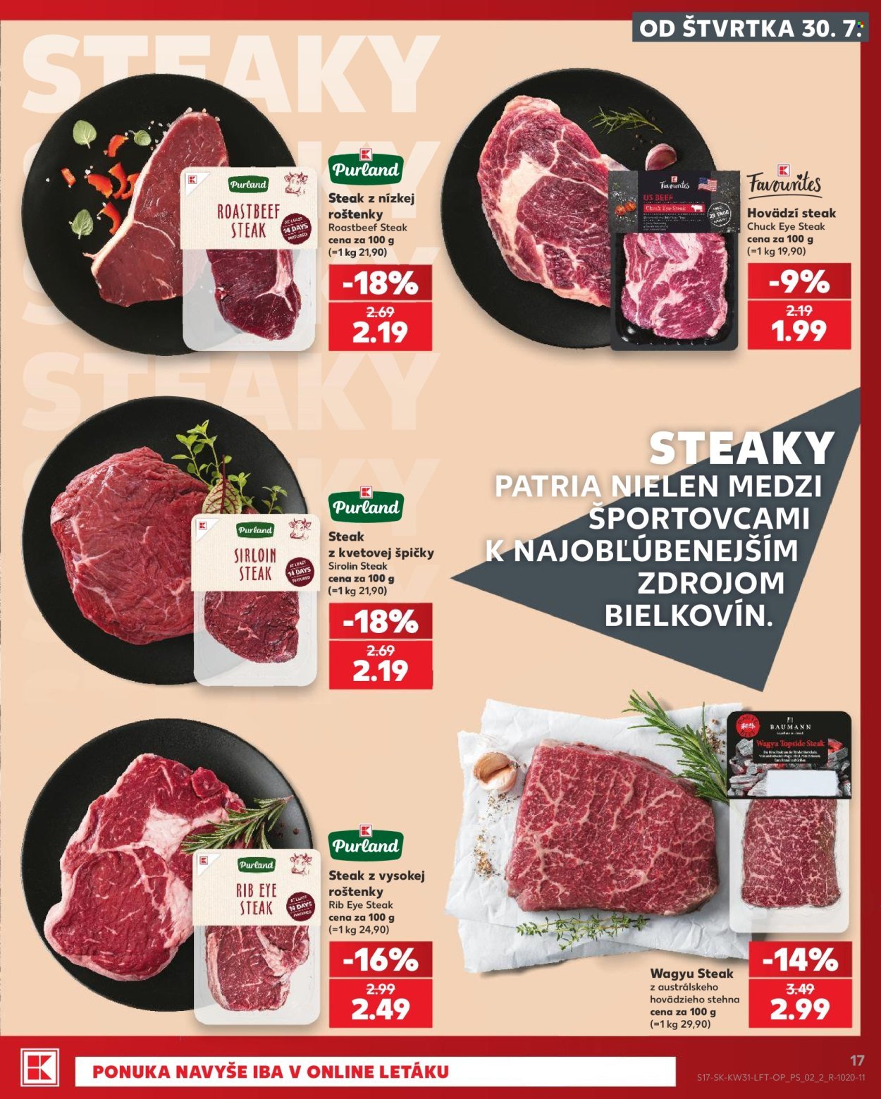 KAUFLAND leták - Od štvrtka 30.7.2026