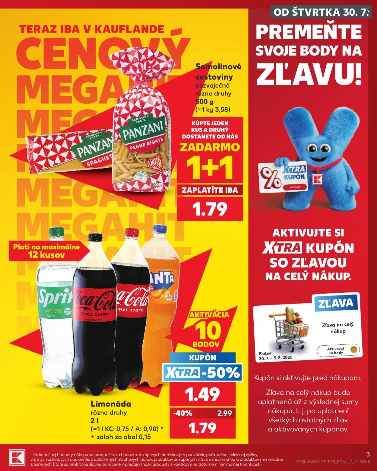 KAUFLAND leták - Od štvrtka 30.7.2026