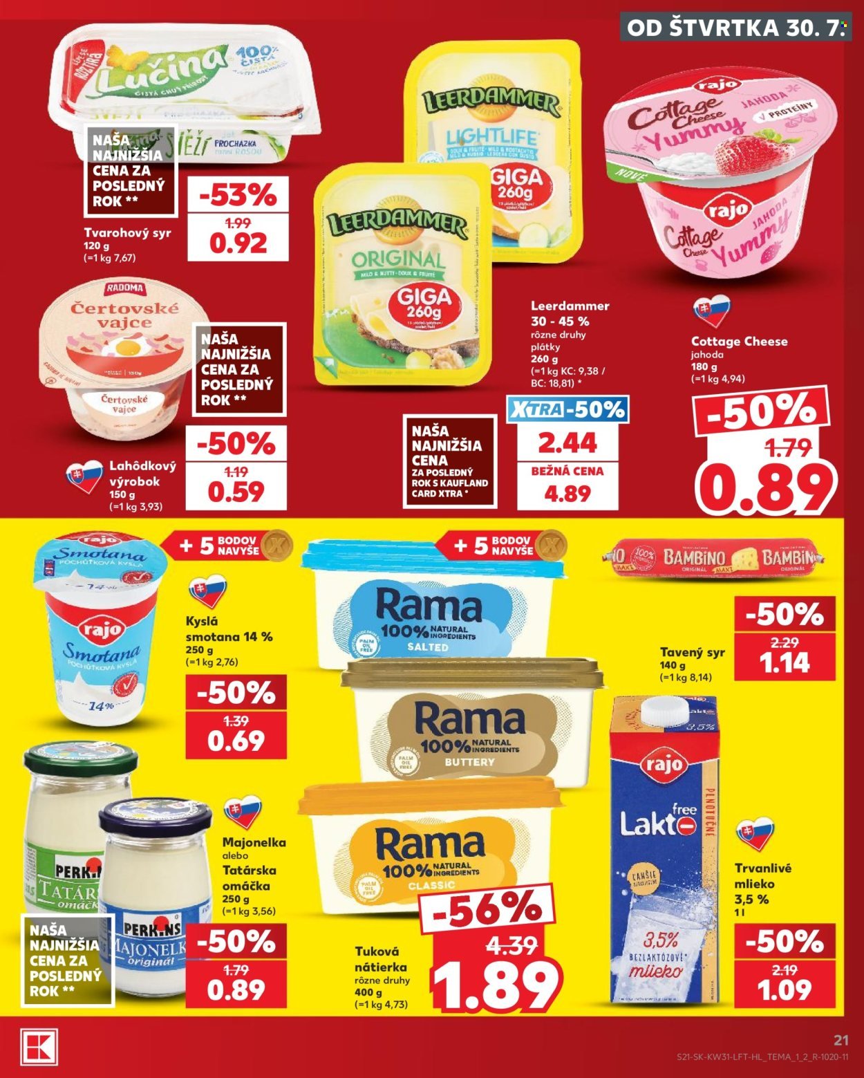 KAUFLAND leták - Od štvrtka 30.7.2026