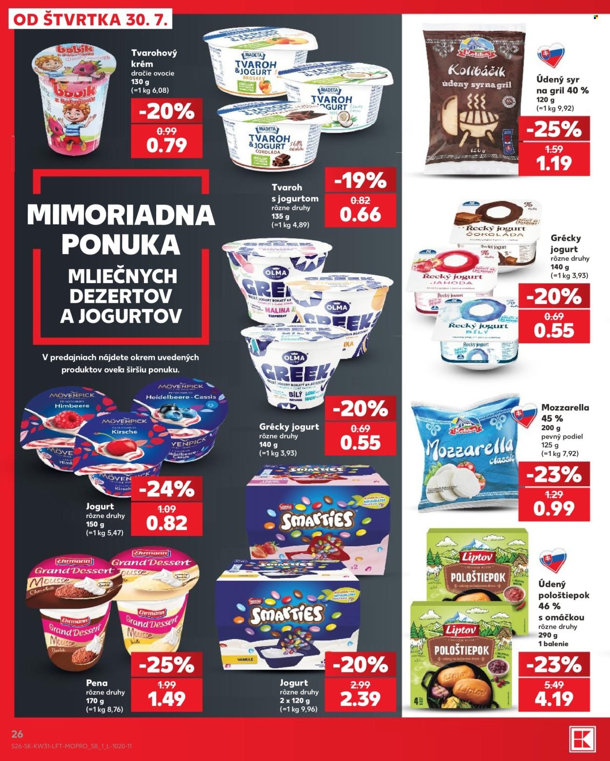 KAUFLAND leták - Od štvrtka 30.7.2026