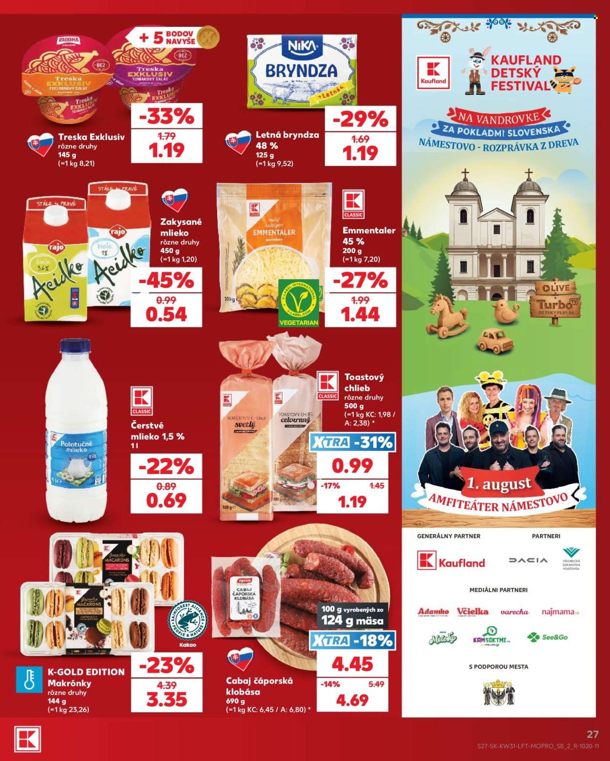 KAUFLAND leták - Od štvrtka 30.7.2026