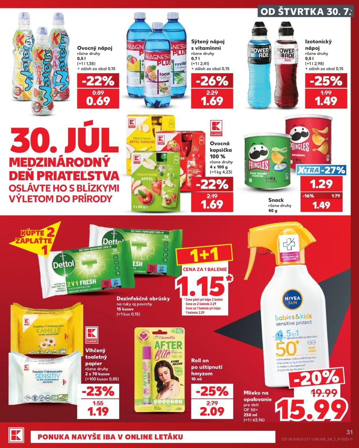 KAUFLAND leták - Od štvrtka 30.7.2026