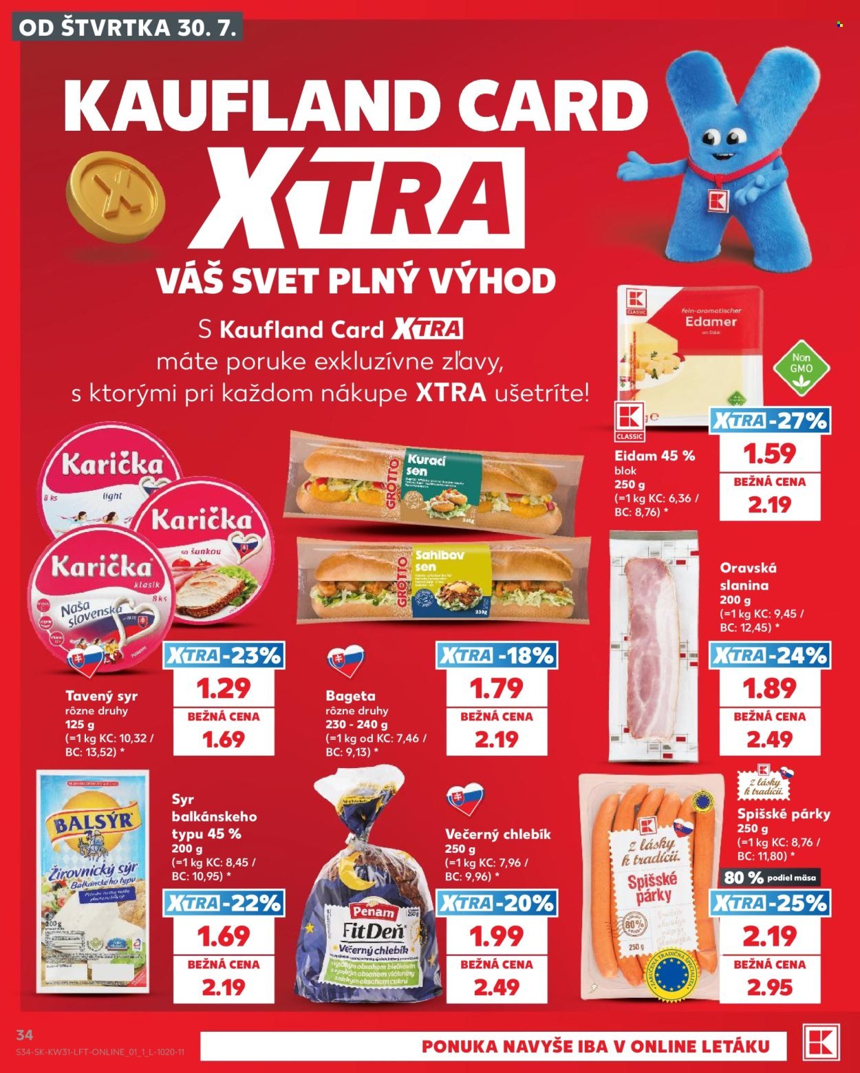 KAUFLAND leták - Od štvrtka 30.7.2026