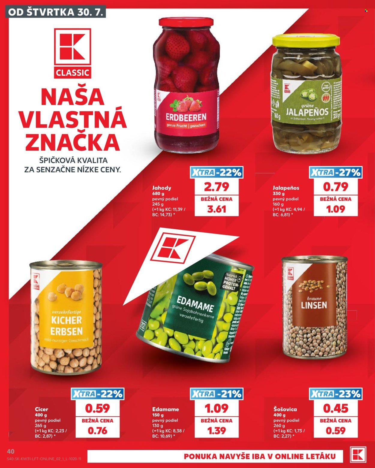 KAUFLAND leták - Od štvrtka 30.7.2026
