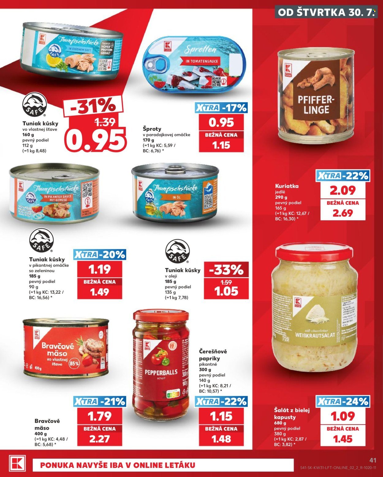 KAUFLAND leták - Od štvrtka 30.7.2026