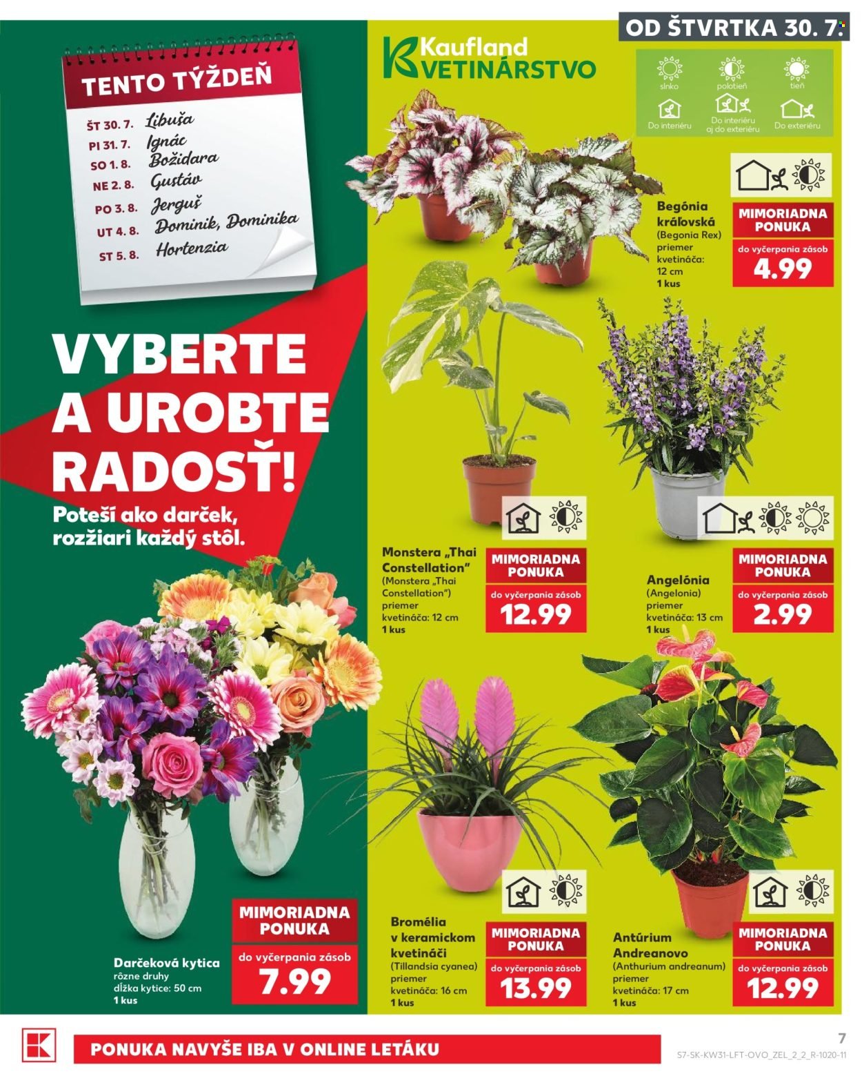 KAUFLAND leták - Od štvrtka 30.7.2026