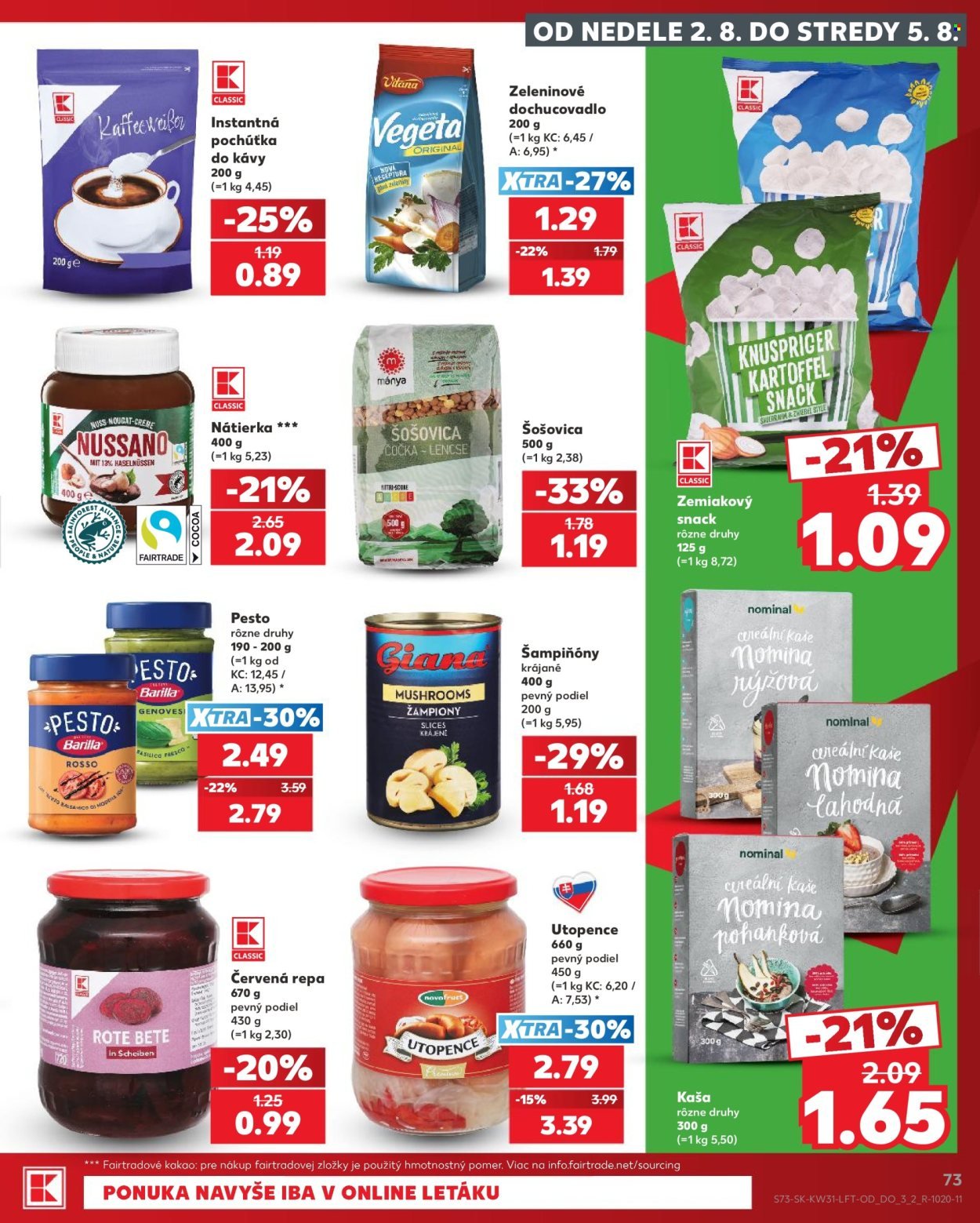KAUFLAND leták - Od štvrtka 30.7.2026