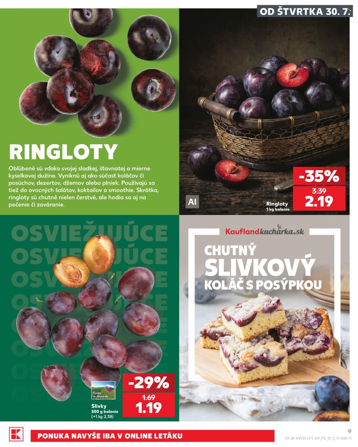 KAUFLAND leták - Od štvrtka 30.7.2026
