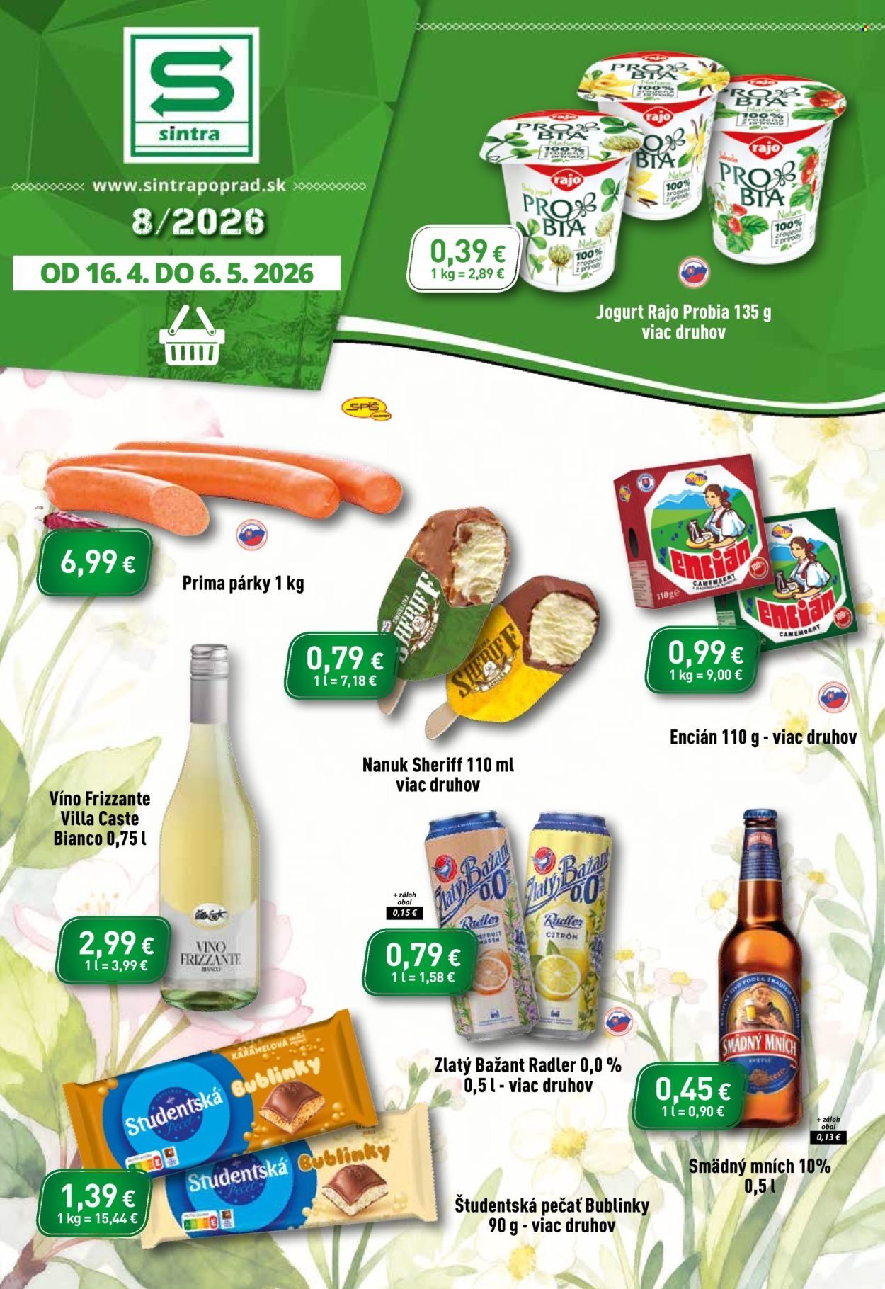 SINTRA leták - Od štvrtka 16.4.2026 (2026-04-16 - 2026-05-06) | 1