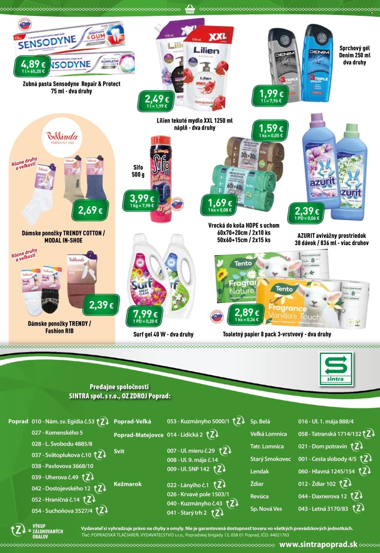 SINTRA leták - Od štvrtka 16.4.2026 (2026-04-16 - 2026-05-06) | 12