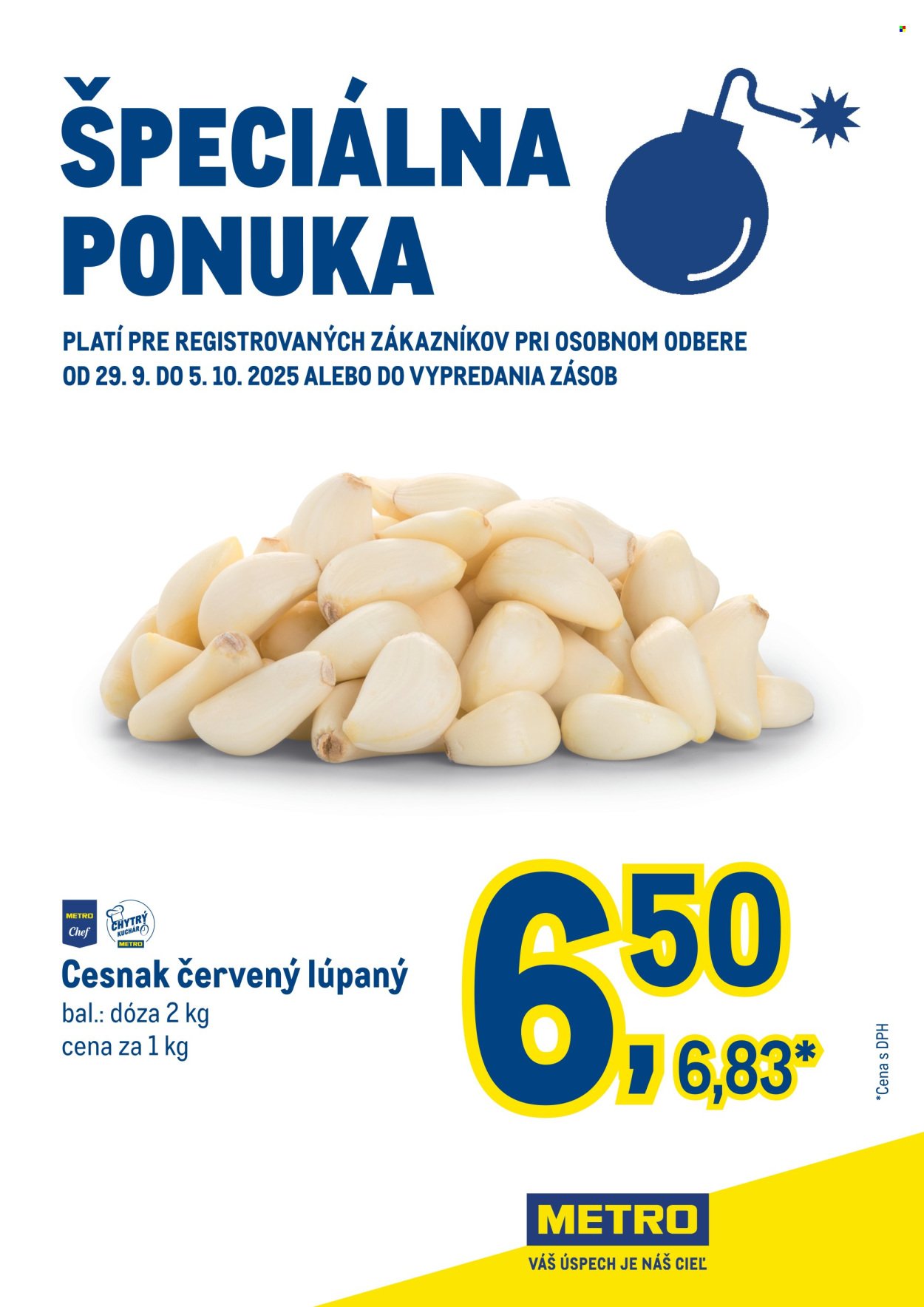 METRO leták - Špeciálna ponuka - Cesnak (2025-09-29 - 2025-10-05) | 1